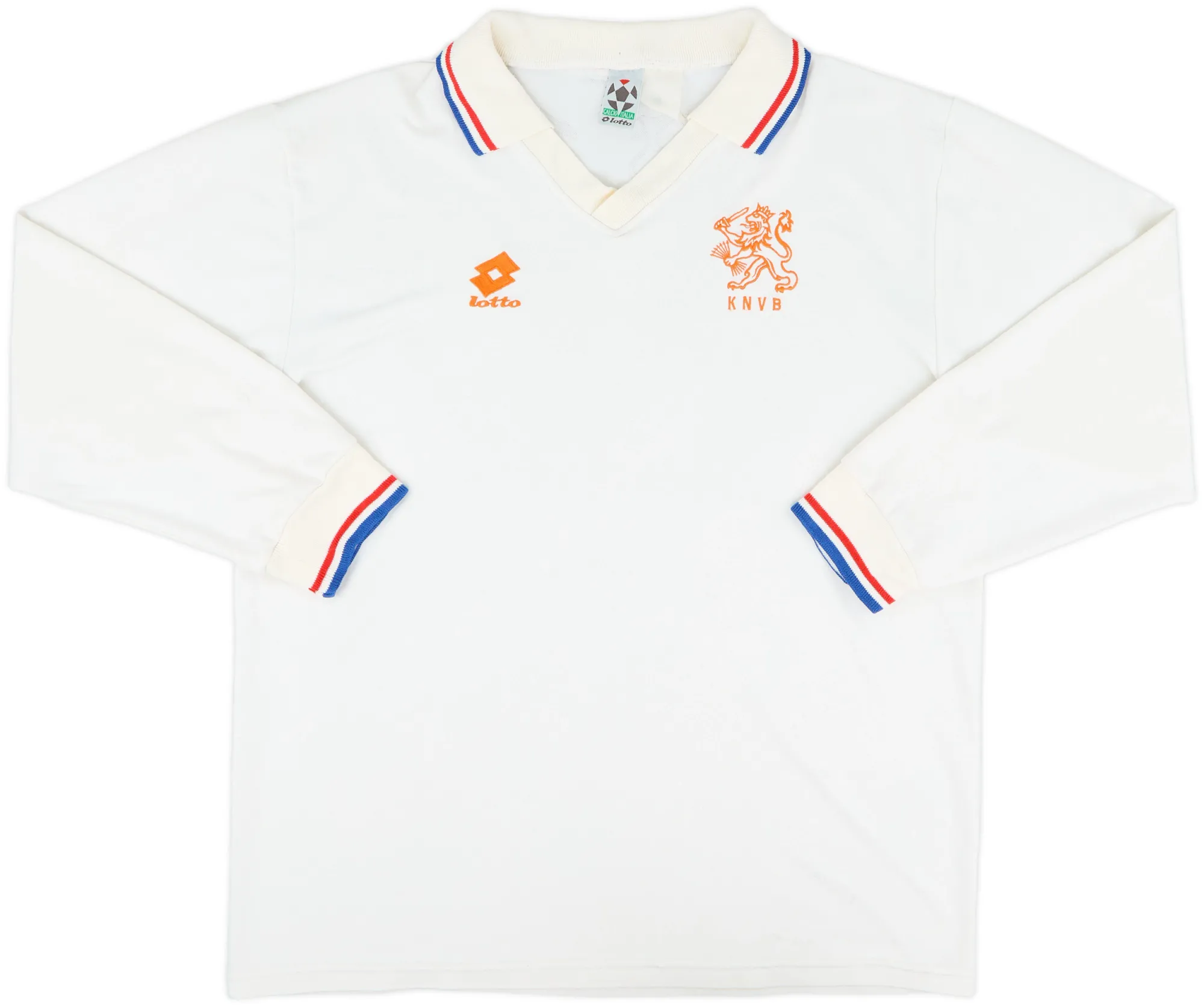 Lotto Netherlands Mens LS Player Issue Away Shirt 1992