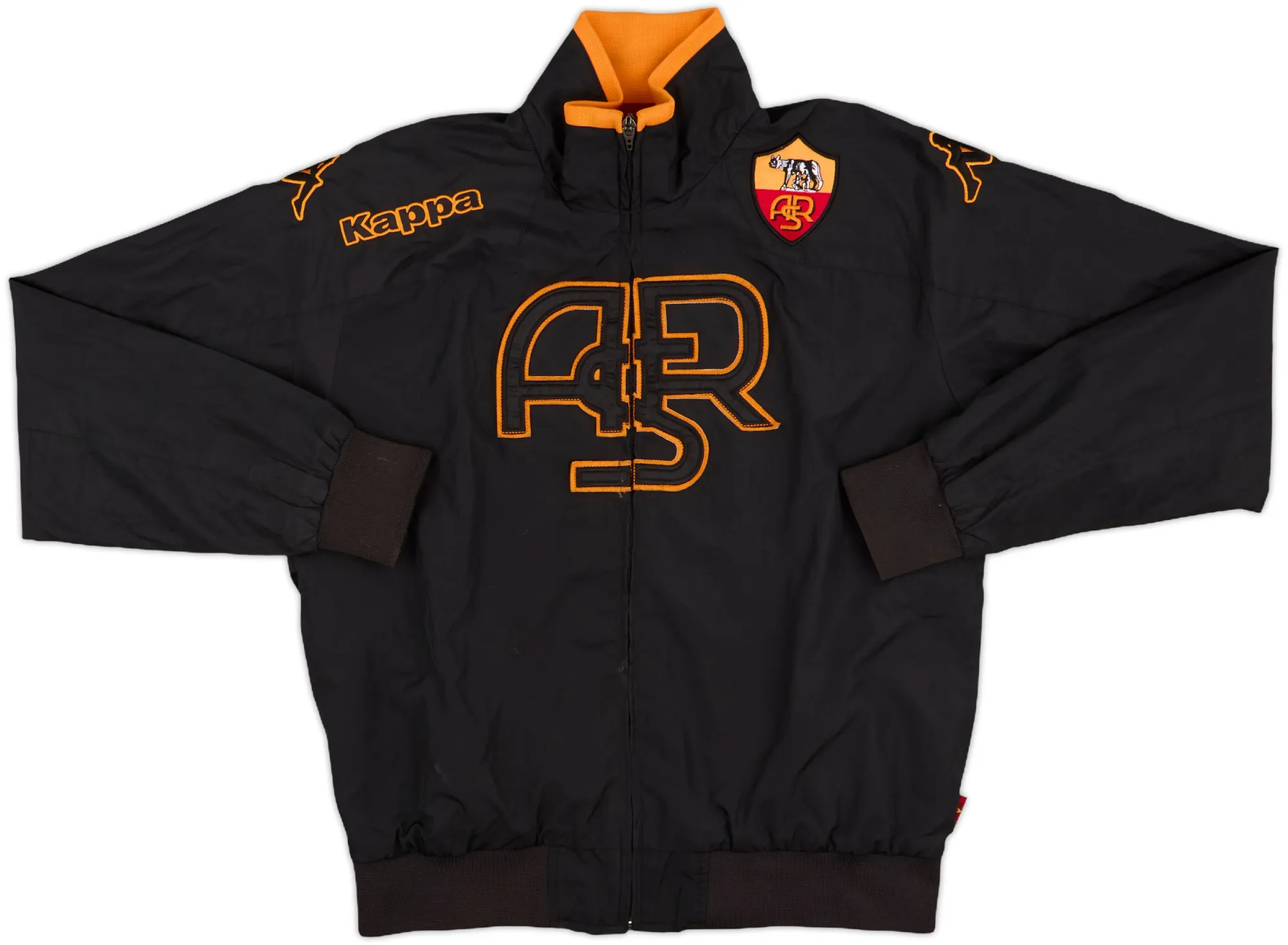 2011-12 Roma Kappa Track Jacket - 7/10 - (XXL.Boys)