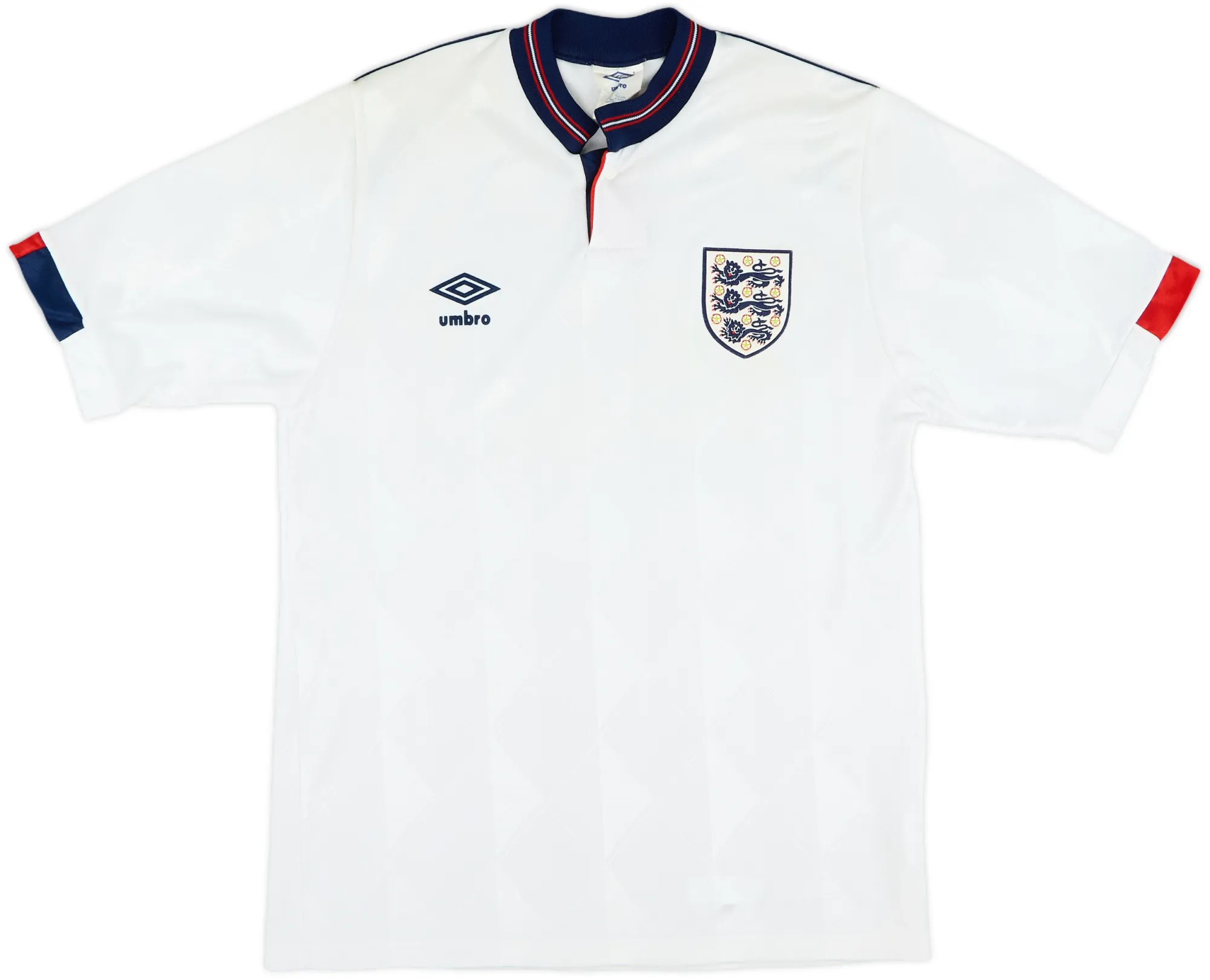 Umbro England Mens SS Home Shirt 1987