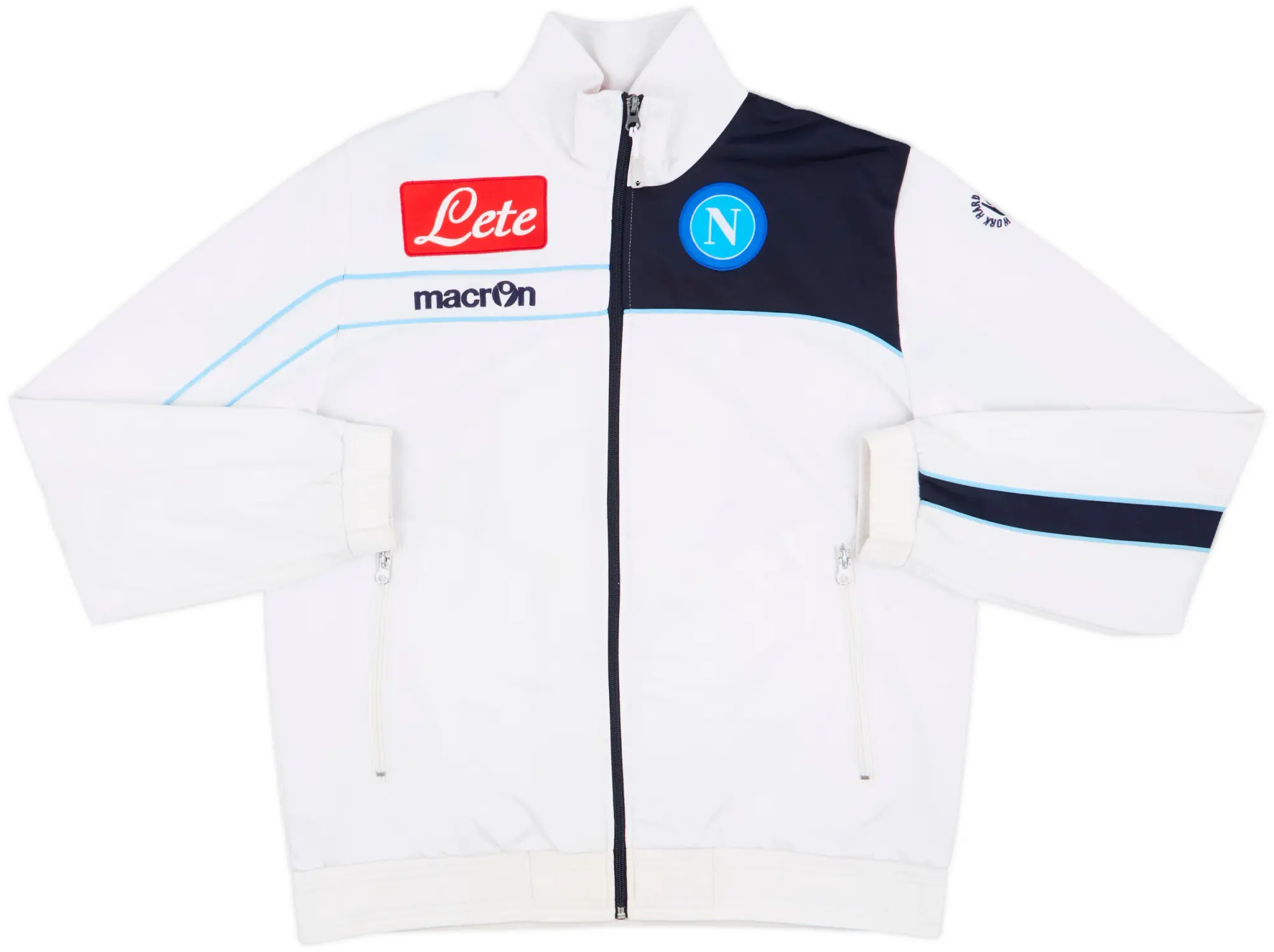 2011-12 Napoli Macron Track Jacket - 7/10 - (L)