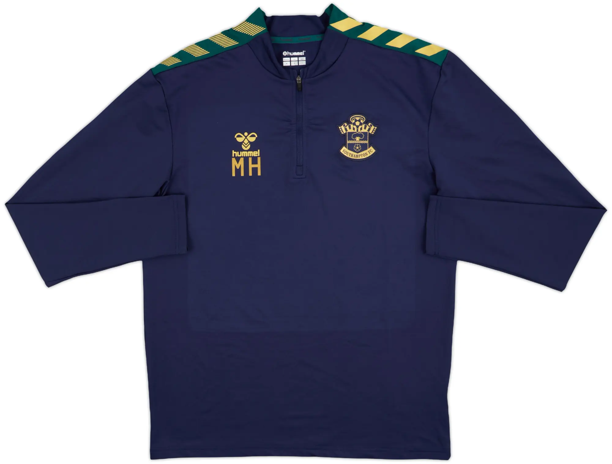 2022-23 Southampton Staff Issue Hummel 1/4 Zip Drill Top MH - 10/10 - (M)