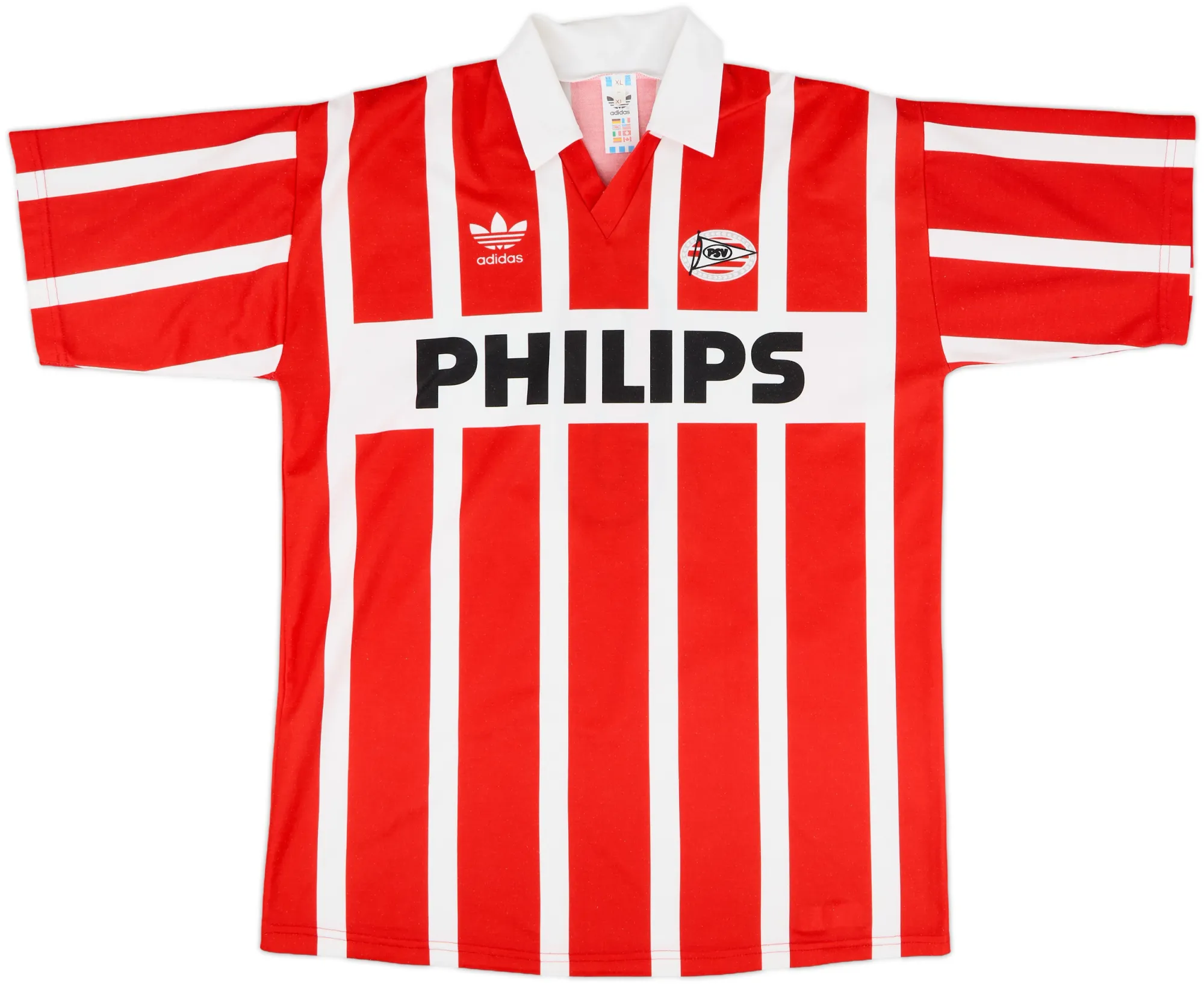 adidas PSV Eindhoven Mens SS Home Shirt 1992/94