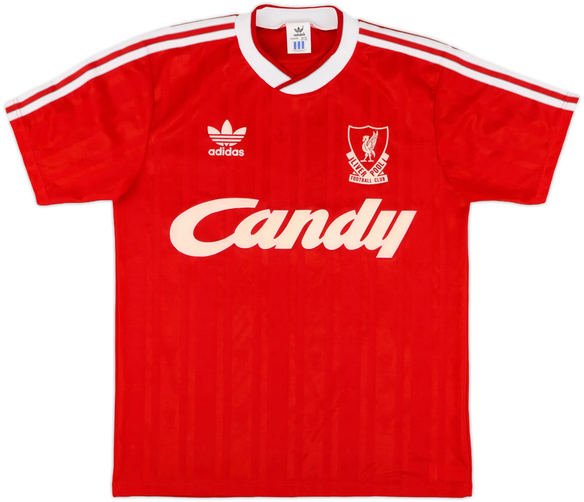 adidas Liverpool Mens SS Home Shirt 1988/89