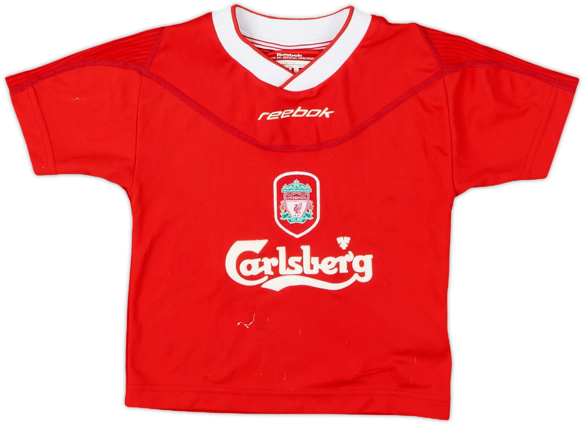 Reebok Liverpool Mens SS Home Shirt 2002/04