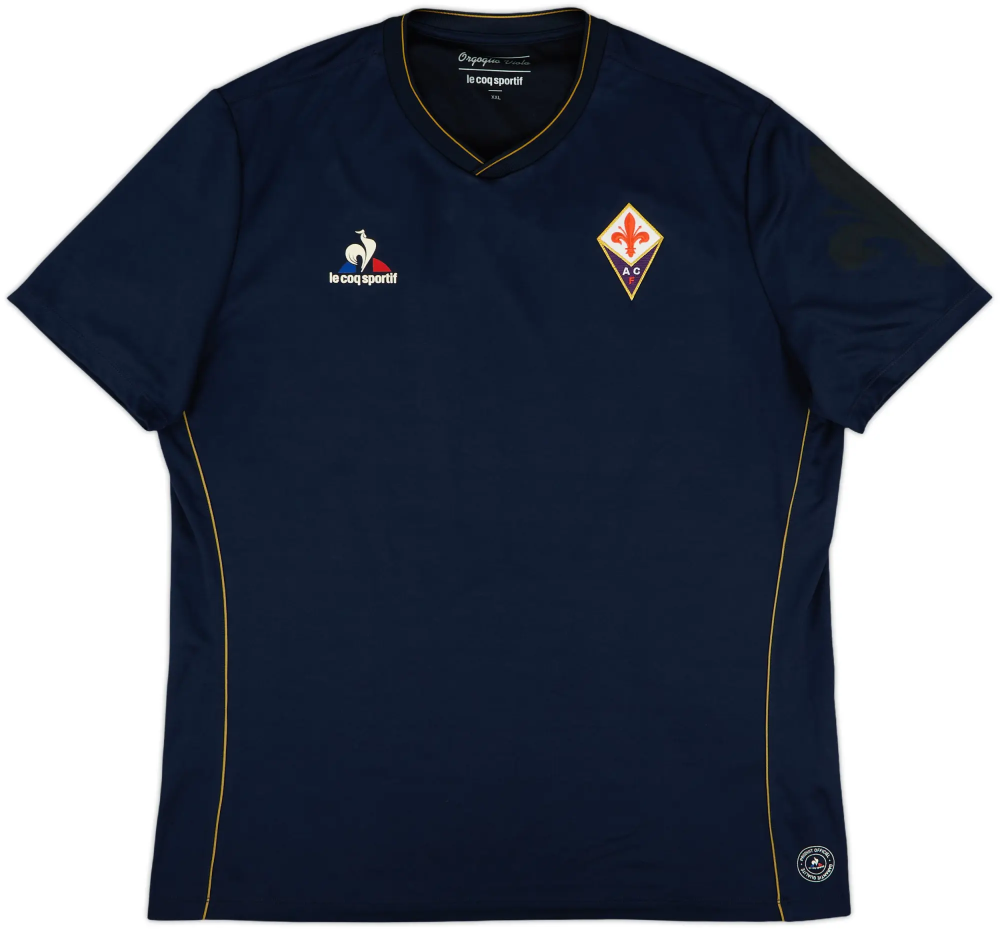 Le Coq Sportif Fiorentina Mens SS Home Shirt 2015/16