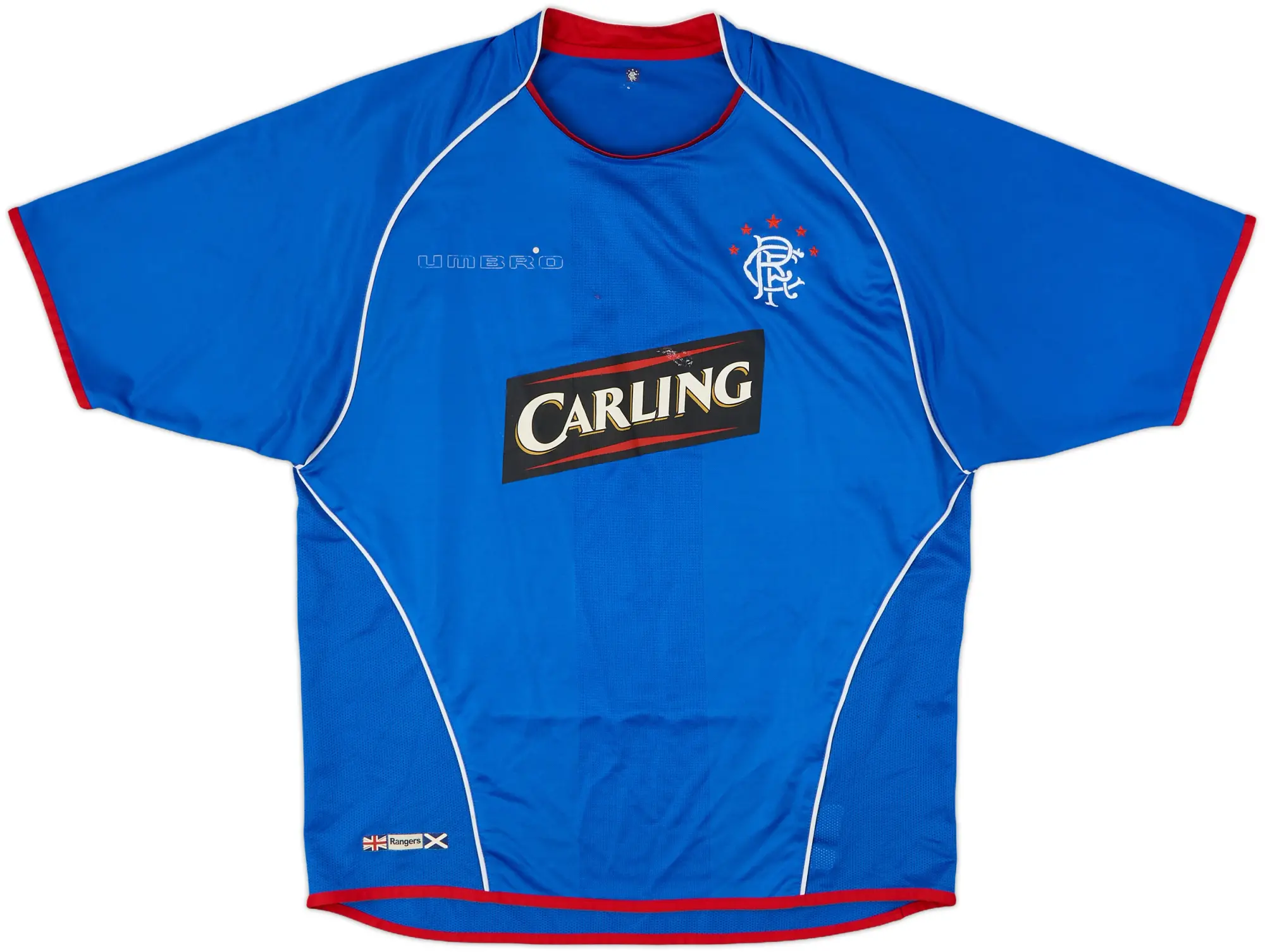 Umbro Rangers Mens SS Home Shirt 2005/06