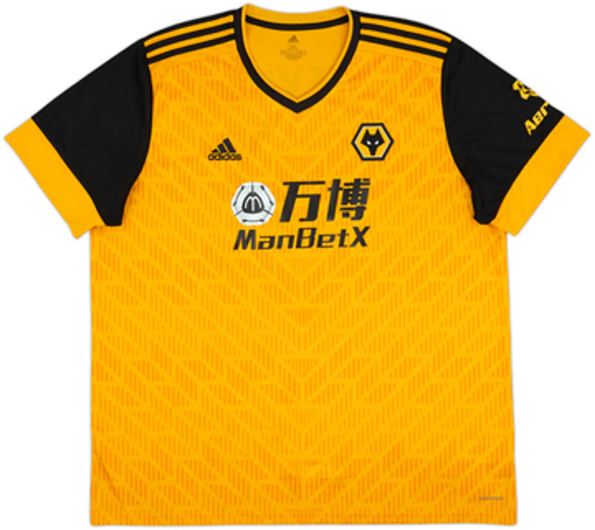 adidas Wolverhampton Wanderers Mens SS Home Shirt 2020/21
