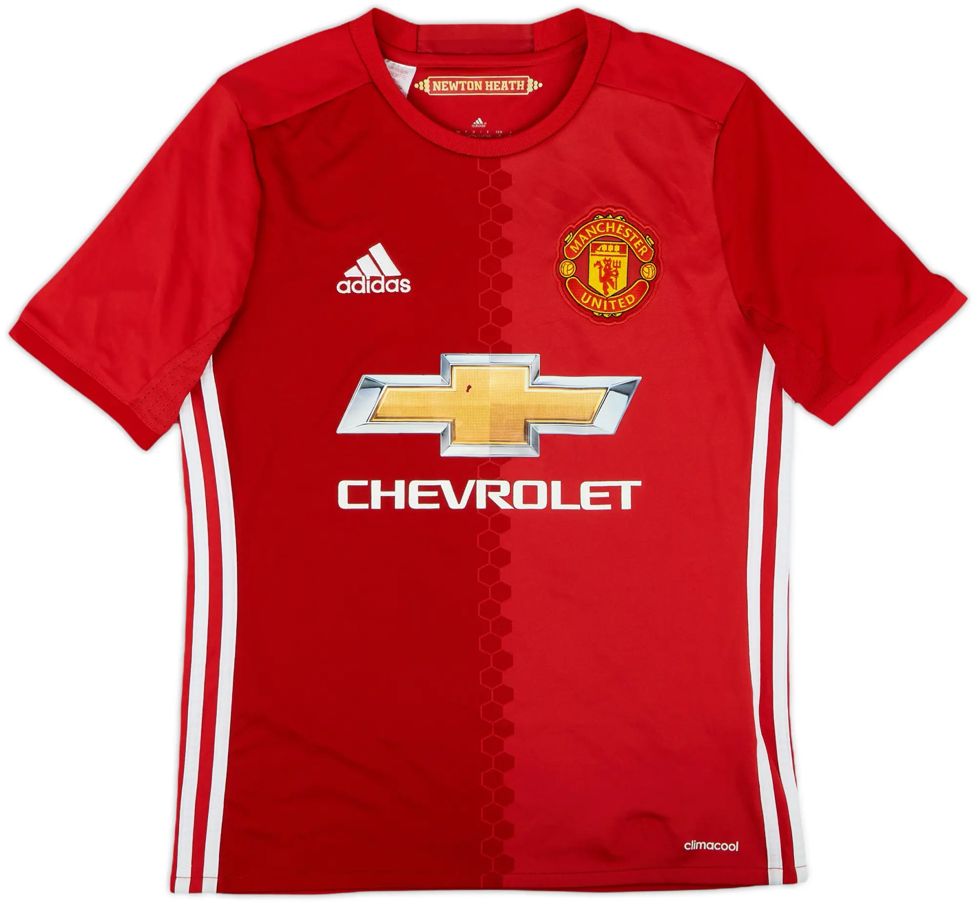 adidas Manchester United Boys SS Home Shirt 2016/17