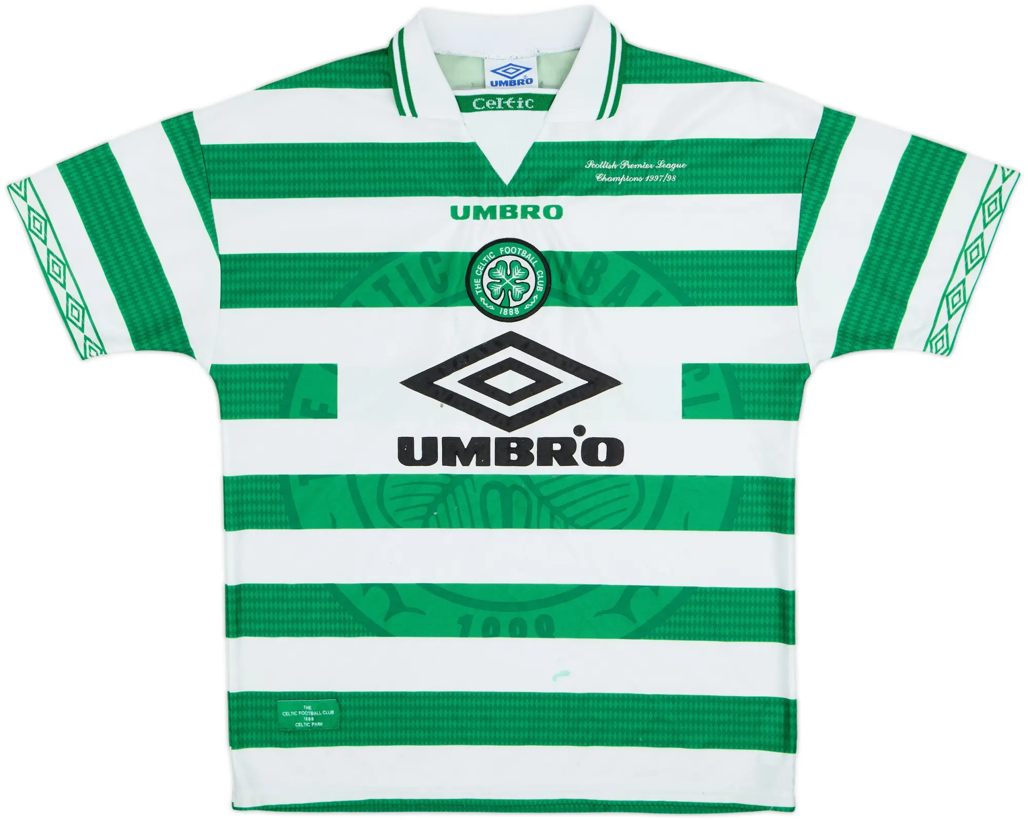 Umbro Celtic Mens SS Home Shirt 1997/99