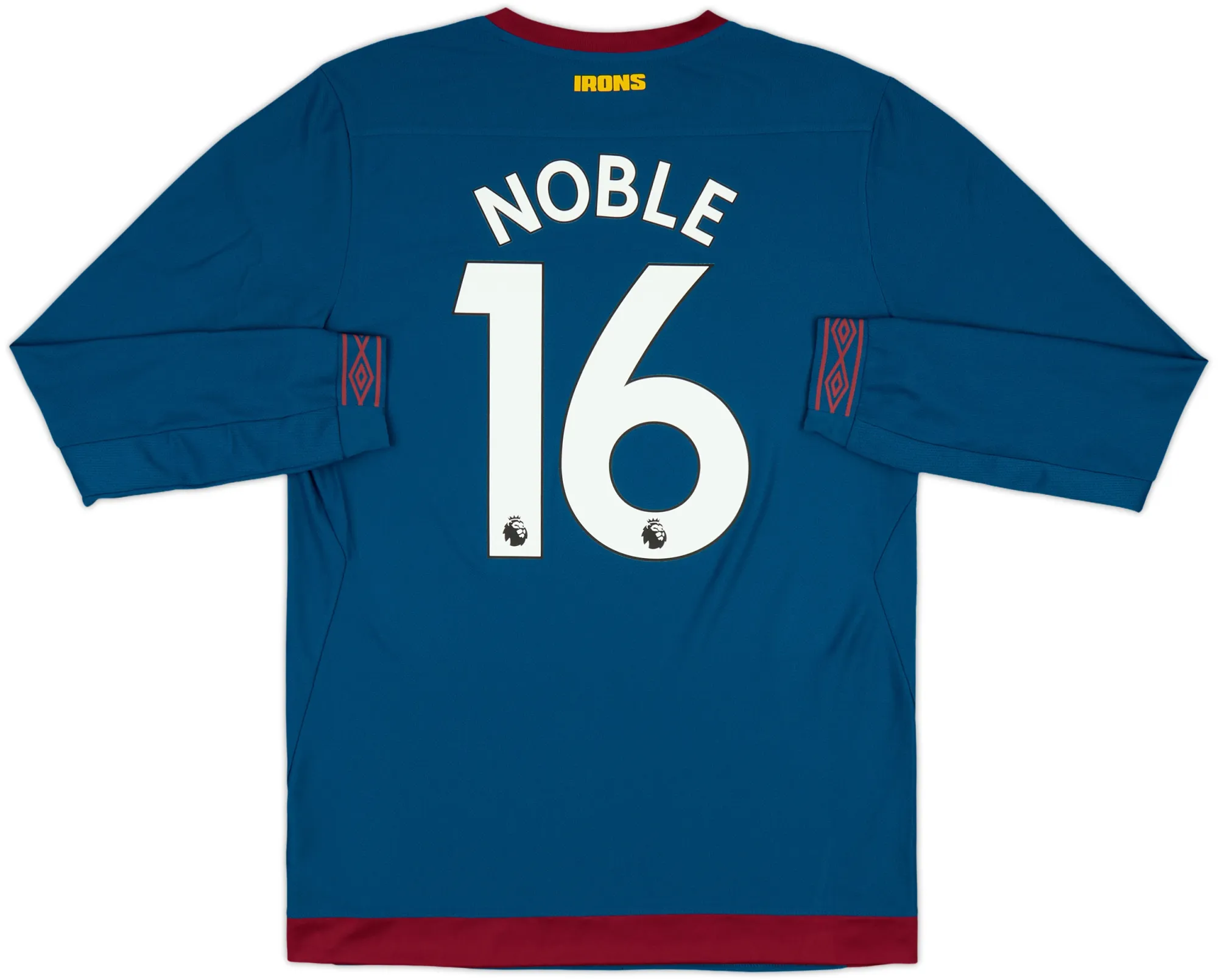 Umbro West Ham United Mens LS Away Shirt 2018/19