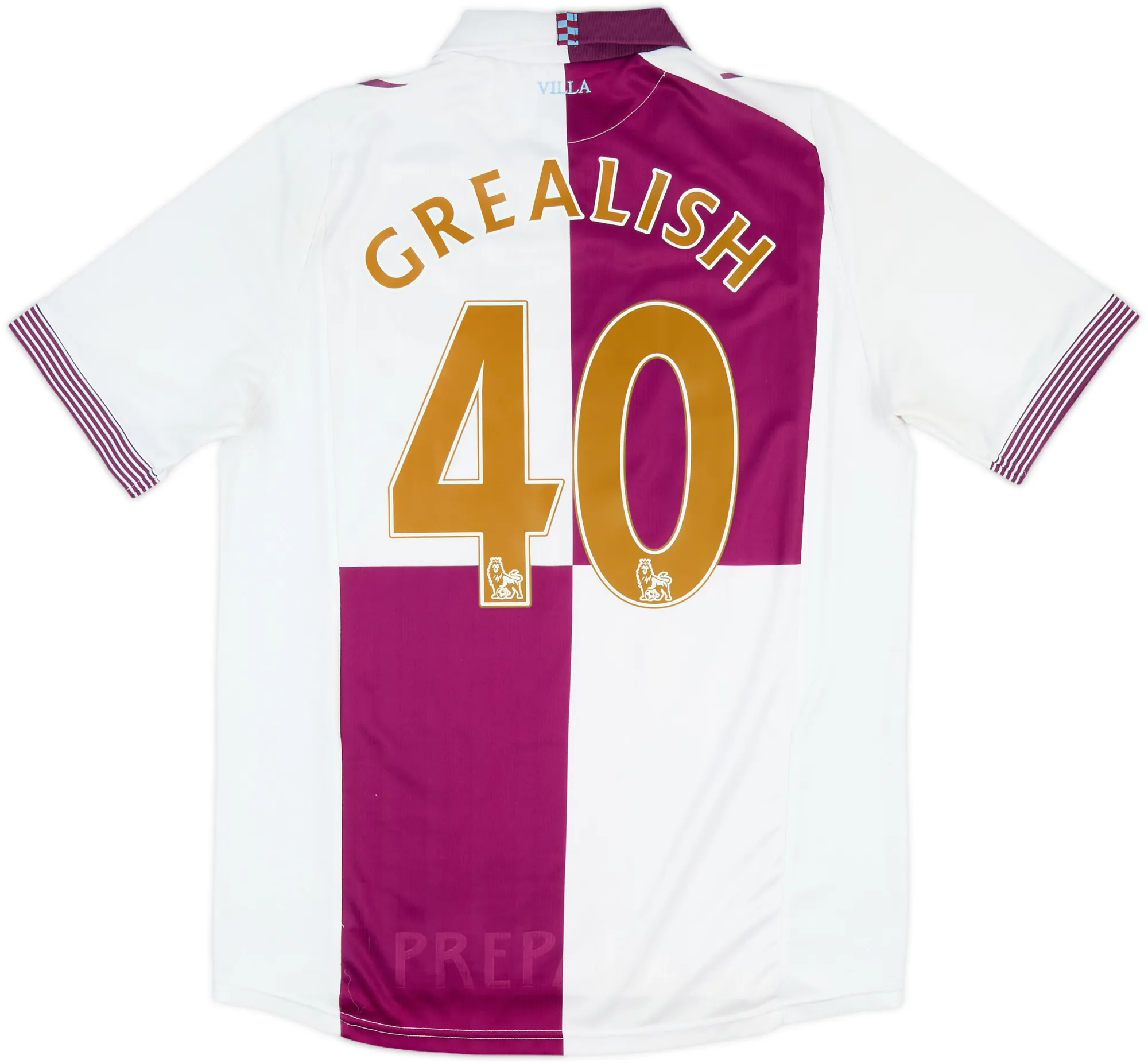 Macron Aston Villa Mens SS Away Shirt 2013/14