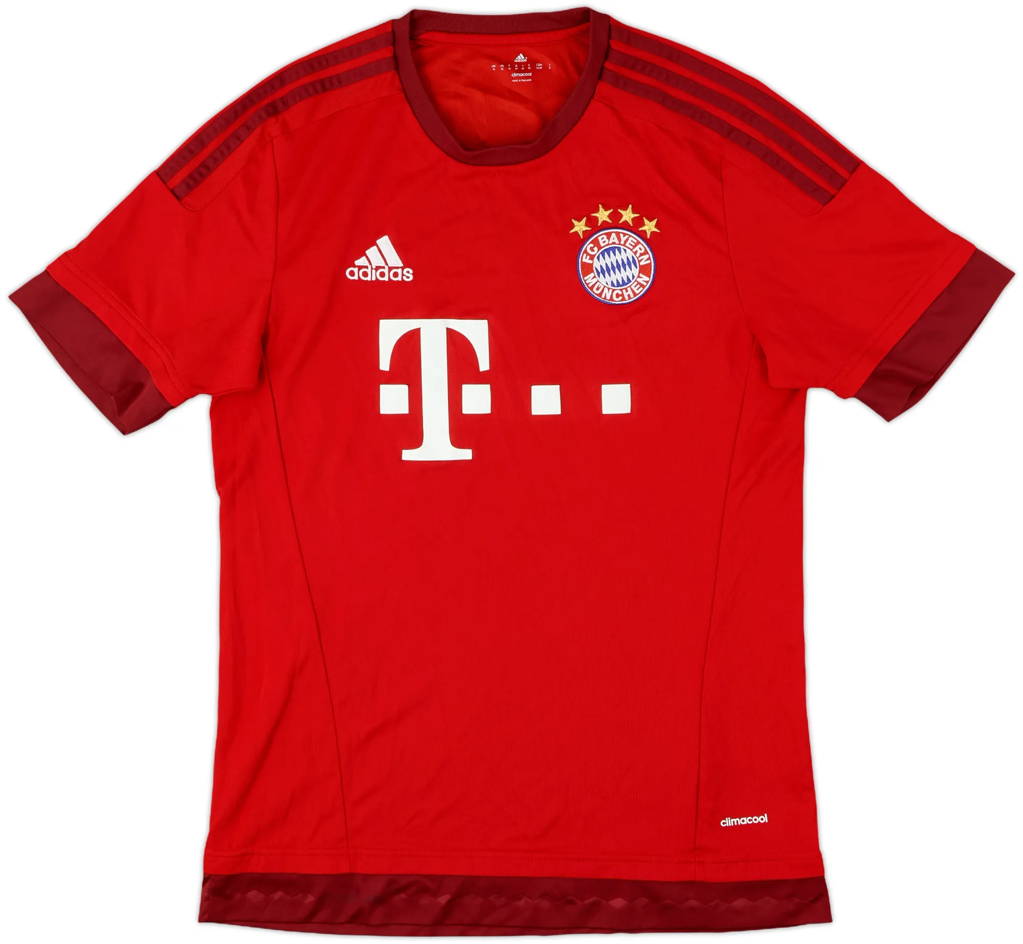 adidas Bayern Munich Mens SS Home Shirt 2015/16