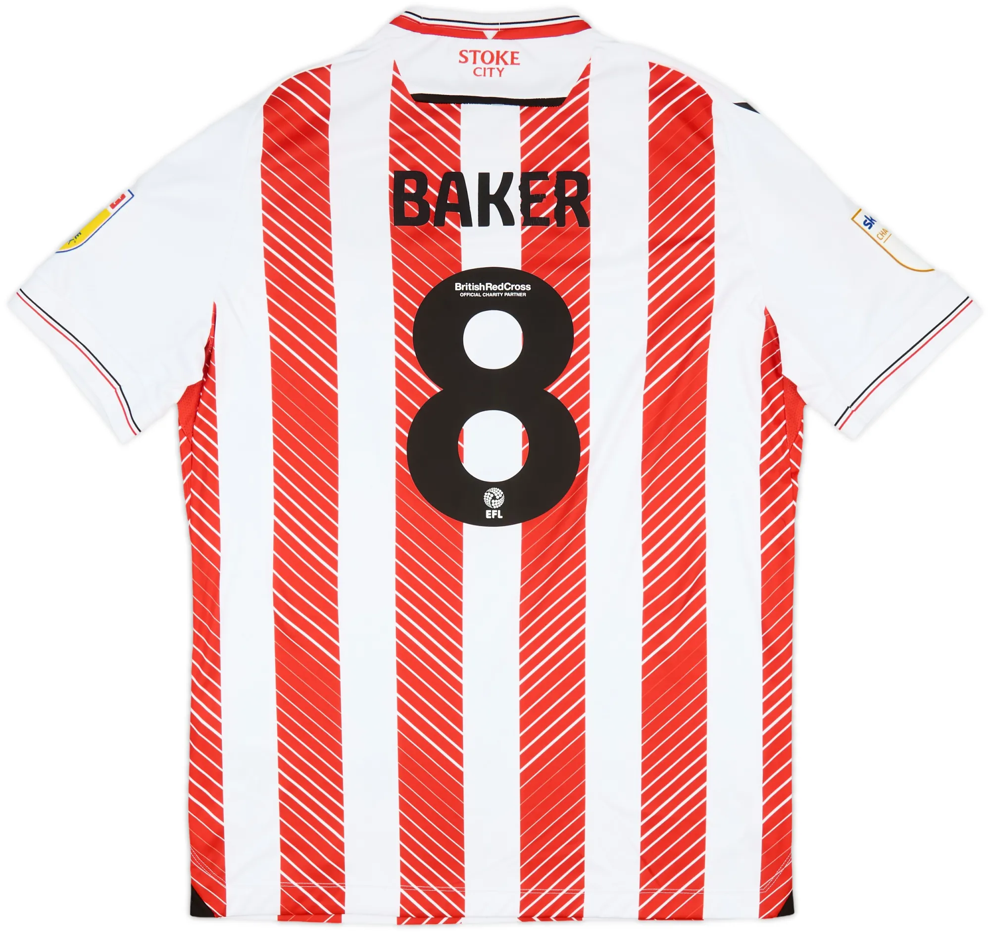 Macron Stoke City Mens SS Home Shirt 2022/23