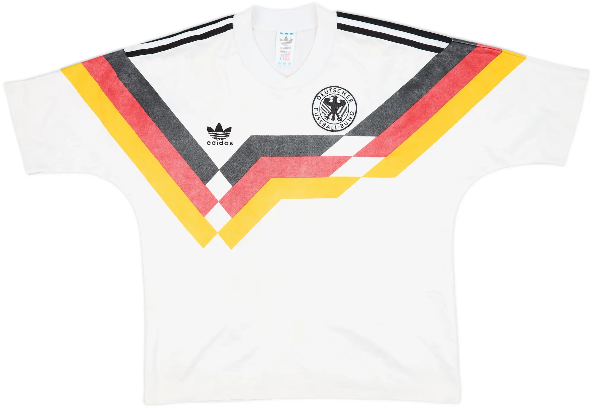 adidas Germany Mens SS Home Shirt 1988