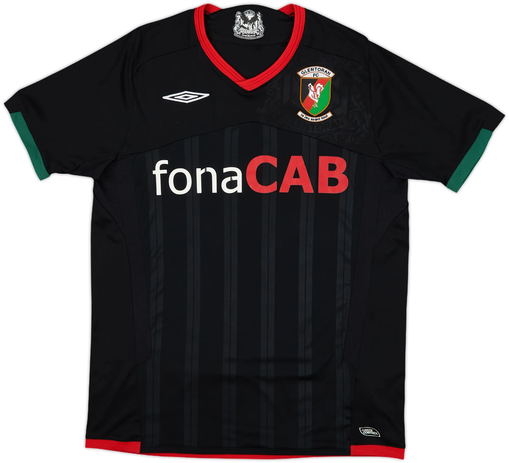Umbro Glentoran Mens SS Away Shirt 2009/11