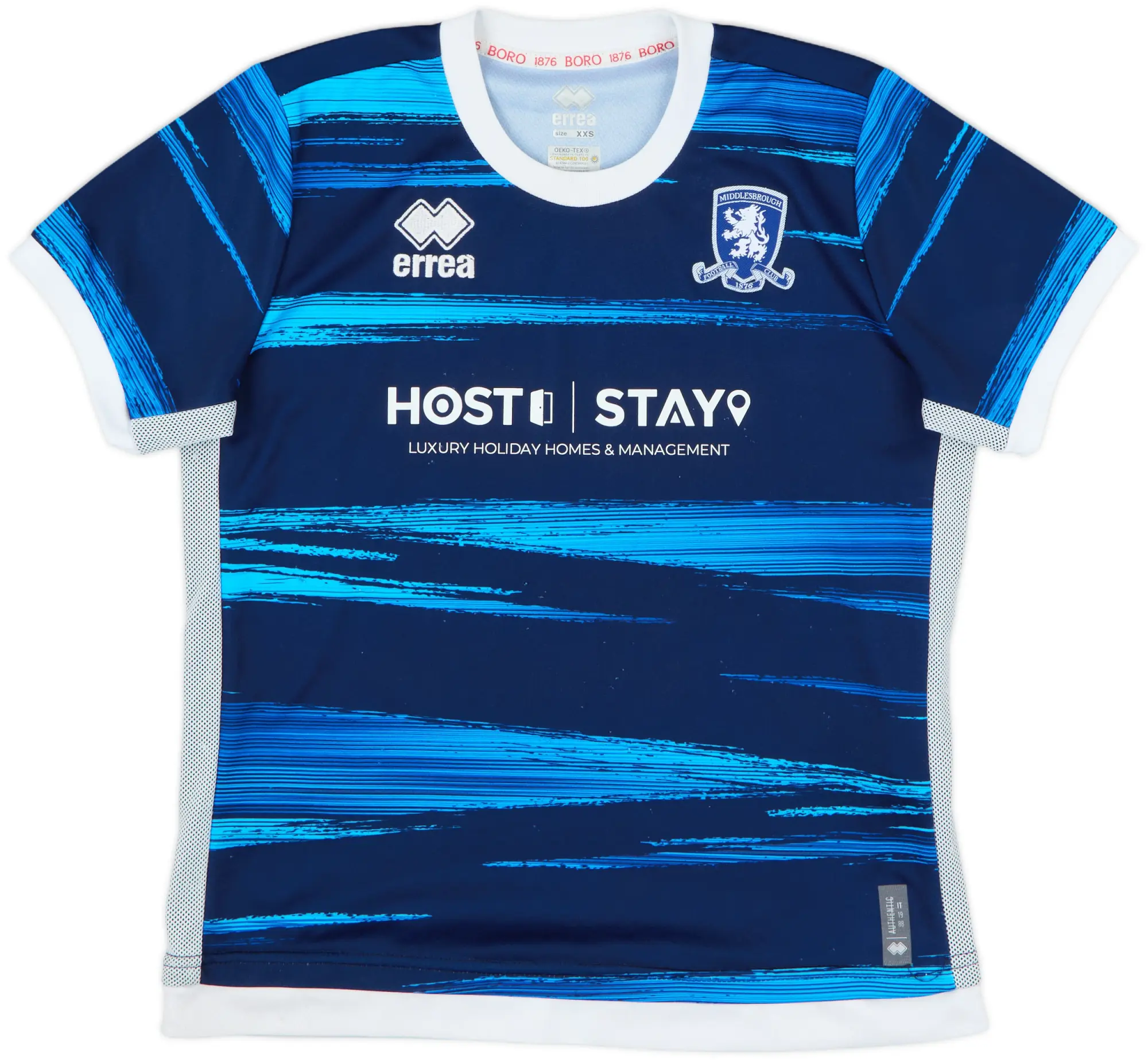 Errea Middlesbrough Boys SS Away Shirt 2022/23