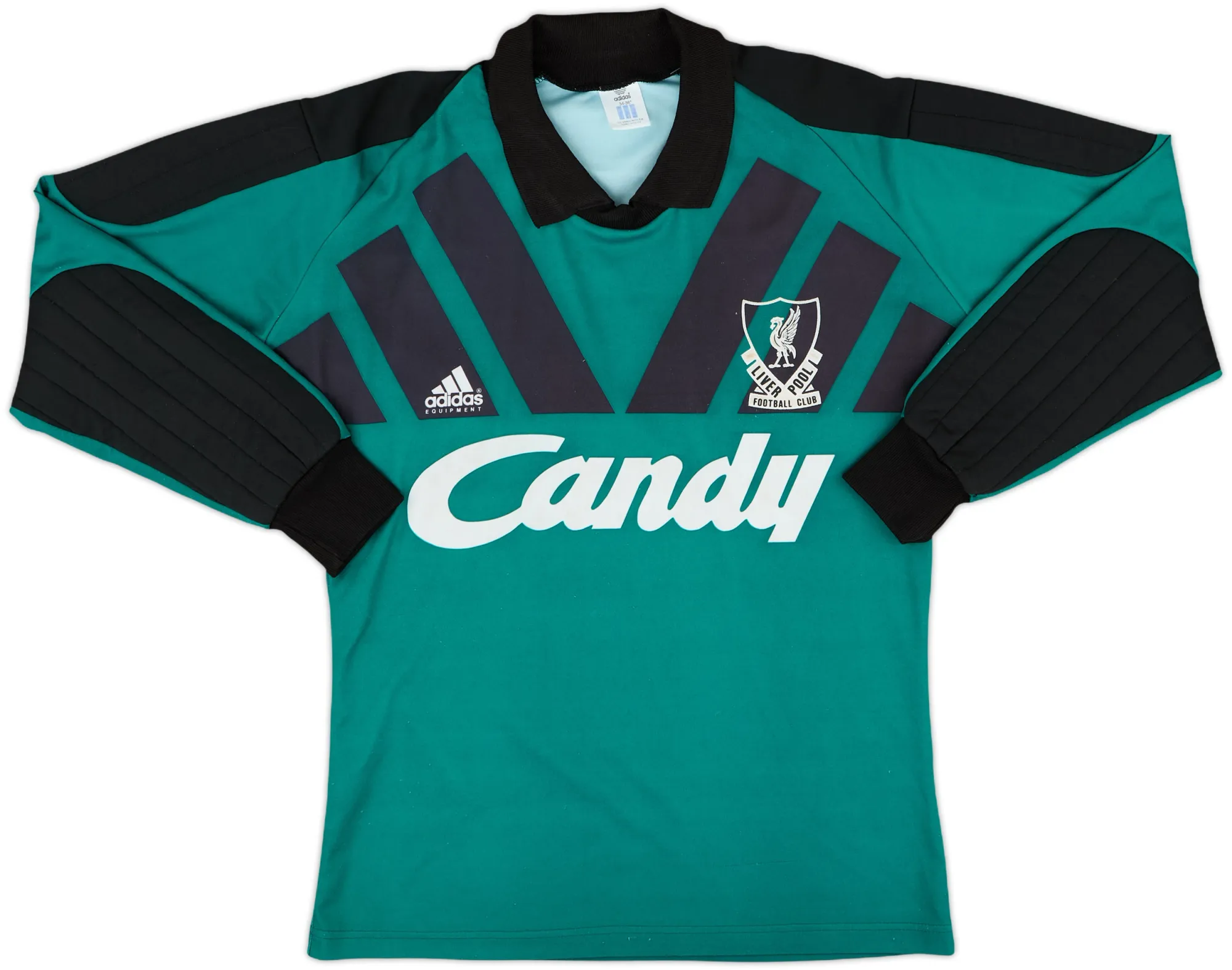 adidas Liverpool Mens LS Goalkeeper Home Shirt 1991/92