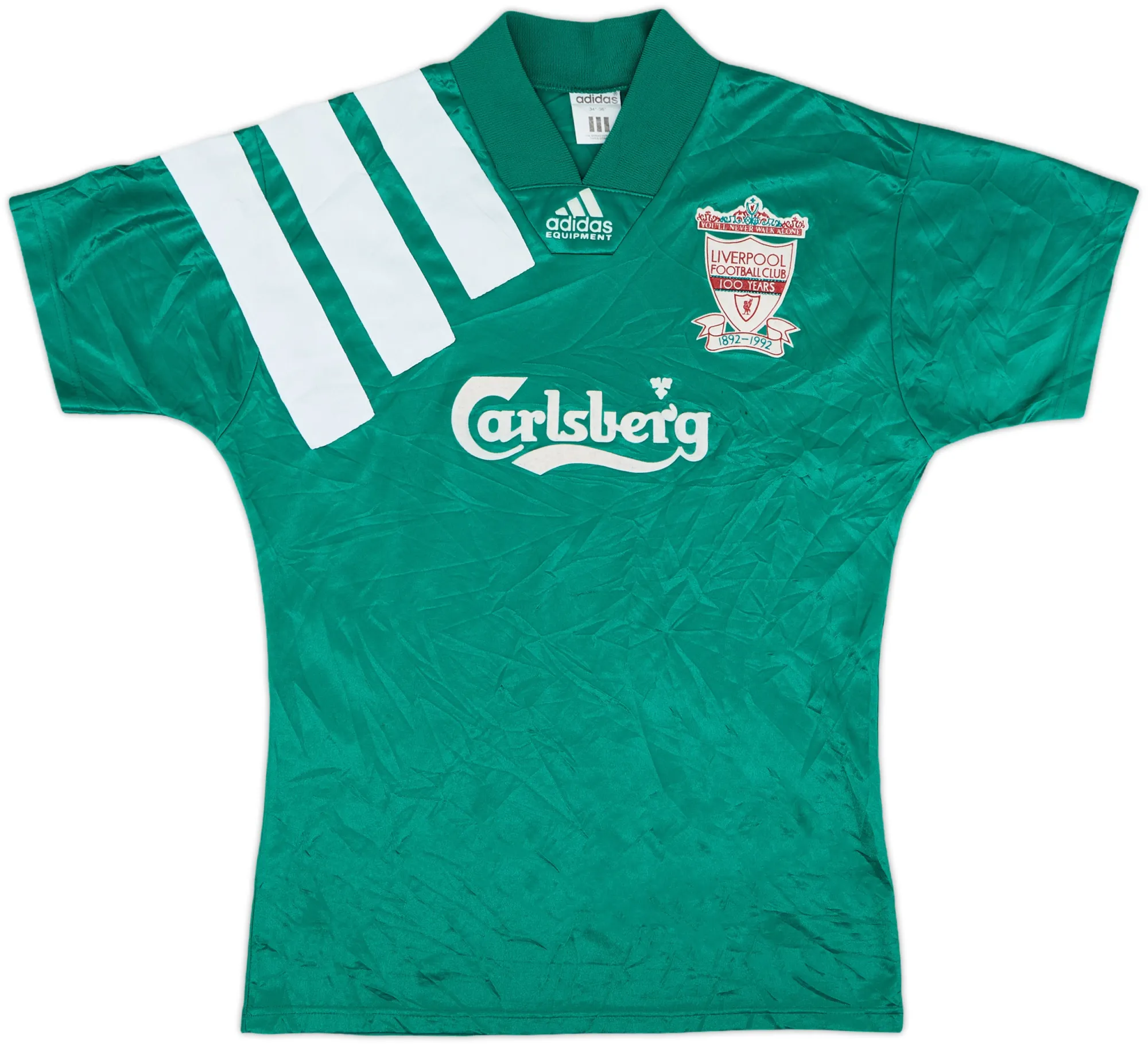 adidas Liverpool Mens SS Away Shirt 1992/93