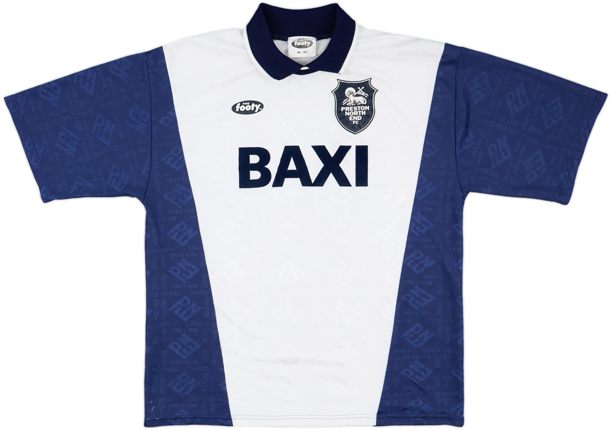 Home Preston North End Mens SS Home Shirt 1995/96