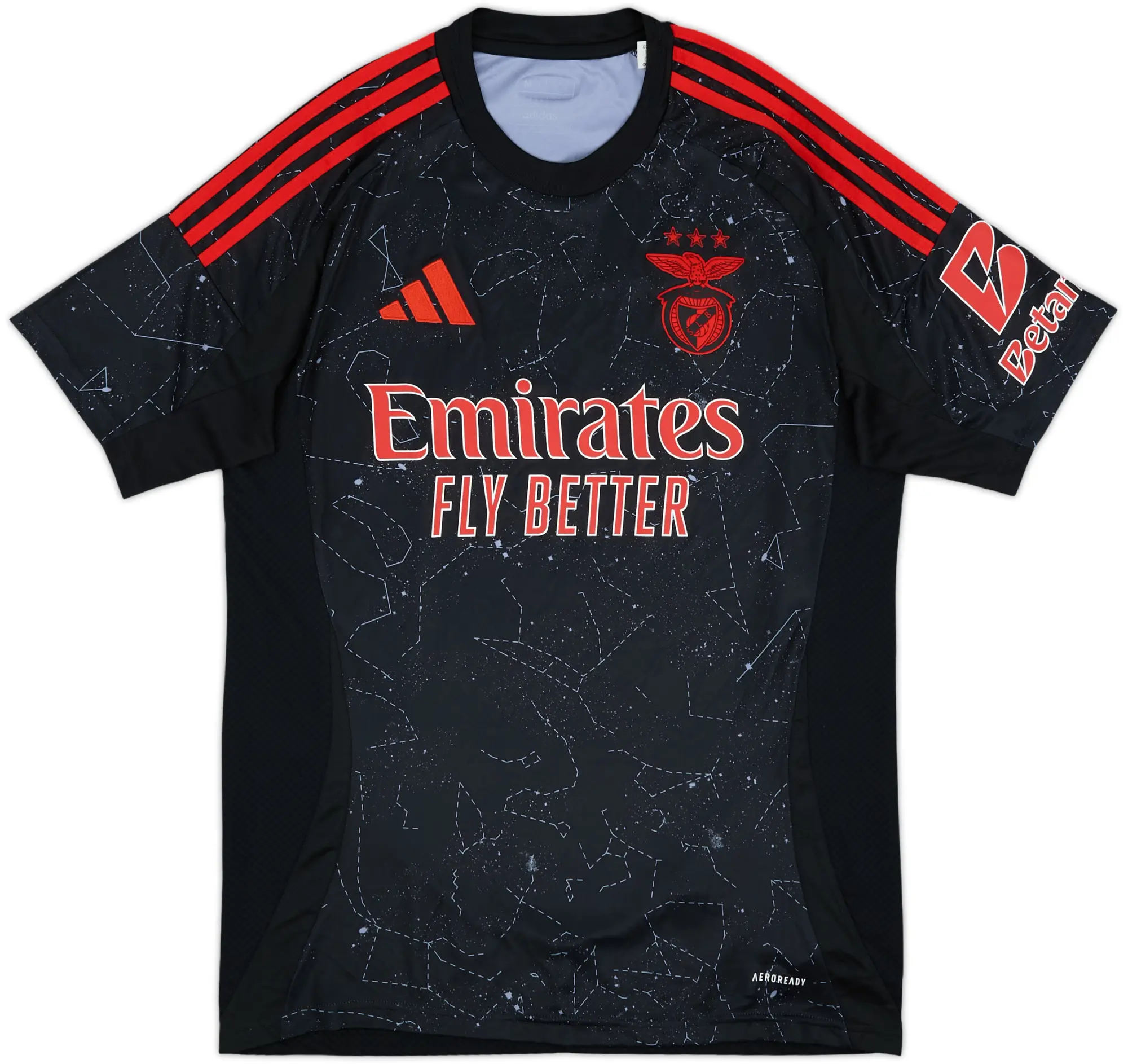 adidas Benfica Mens SS Away Shirt 2024/25