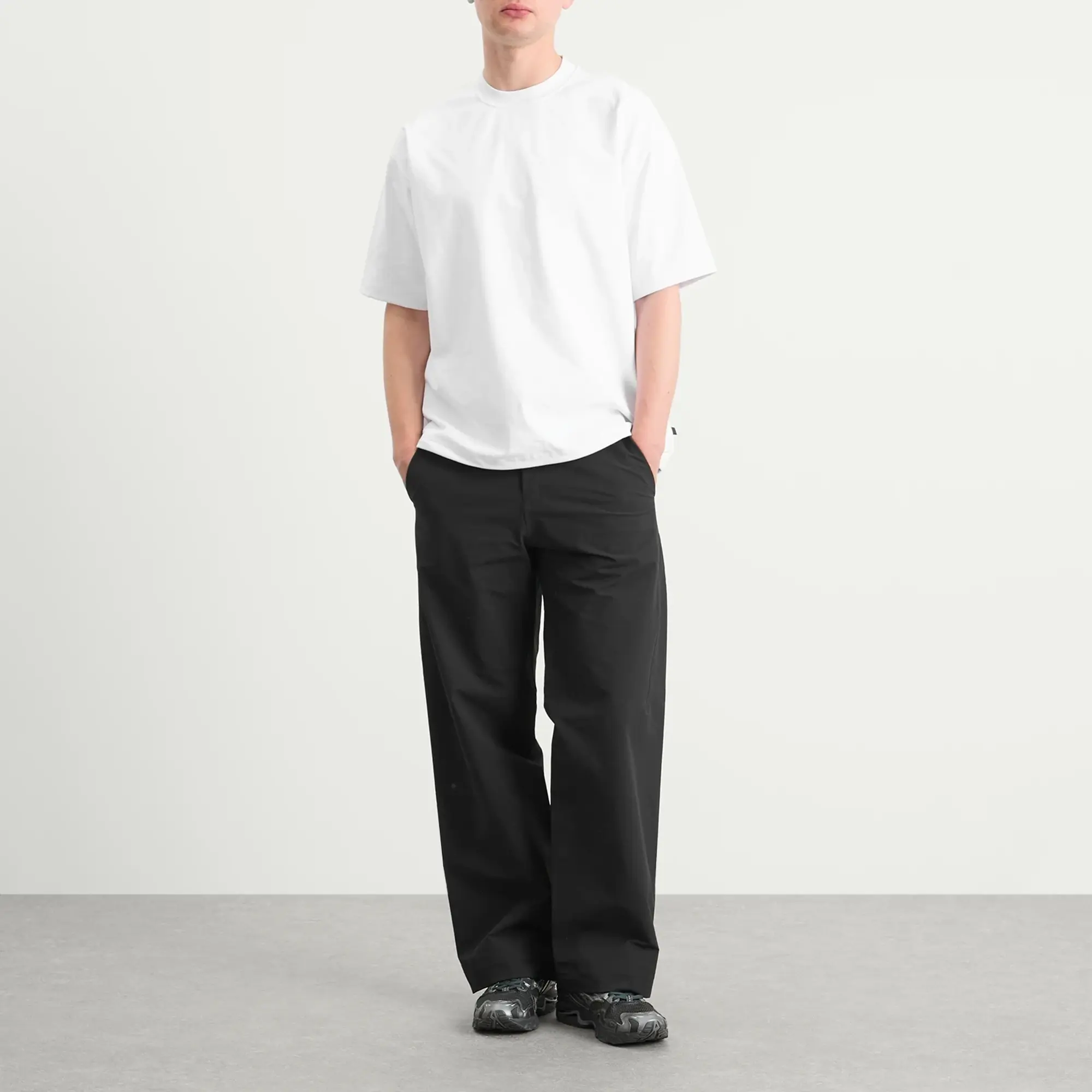 DAIWA Men's Tech Drawstring T-Shirt White