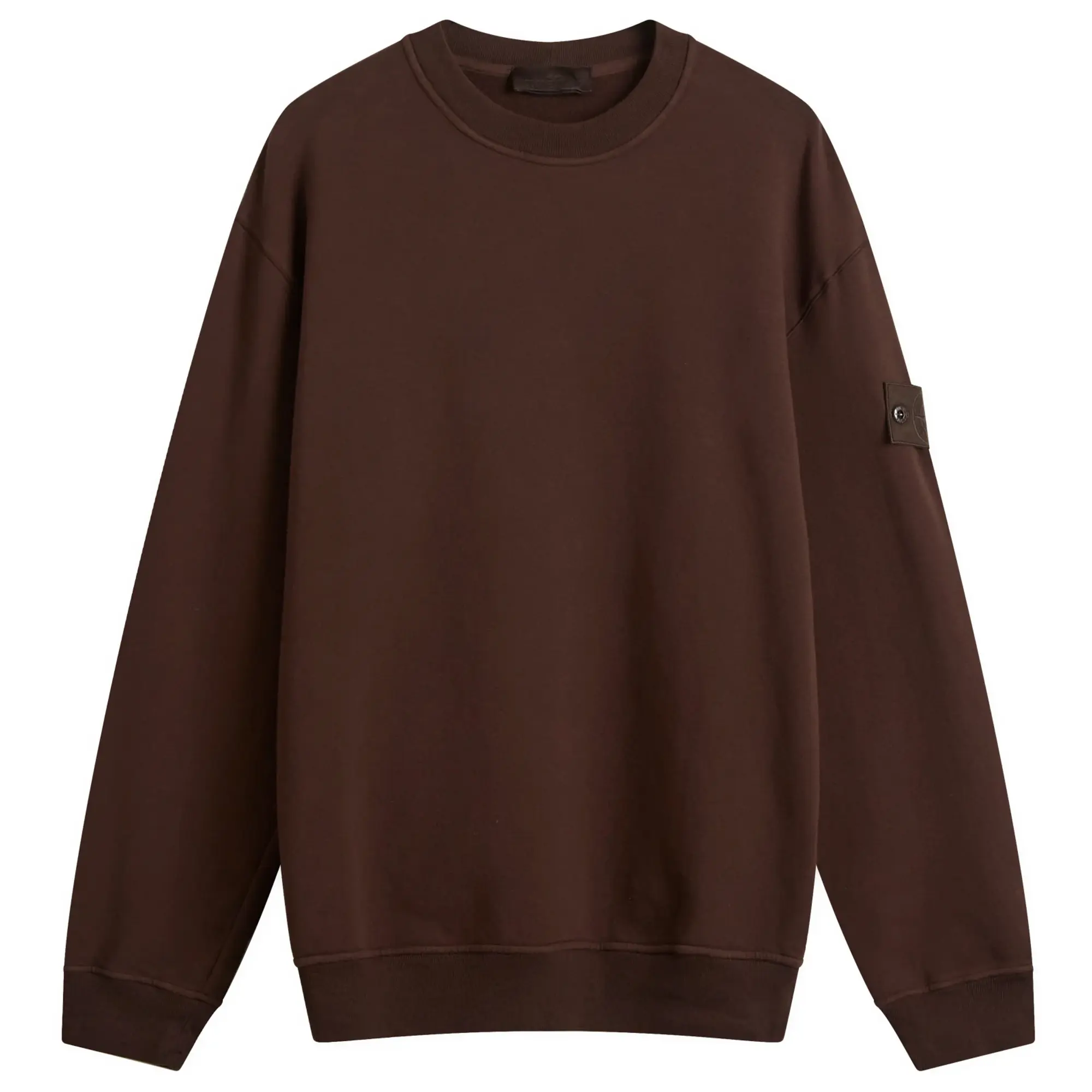 Stone Island Men's Ghost Crew Neck Sweatshirt Dark Brown