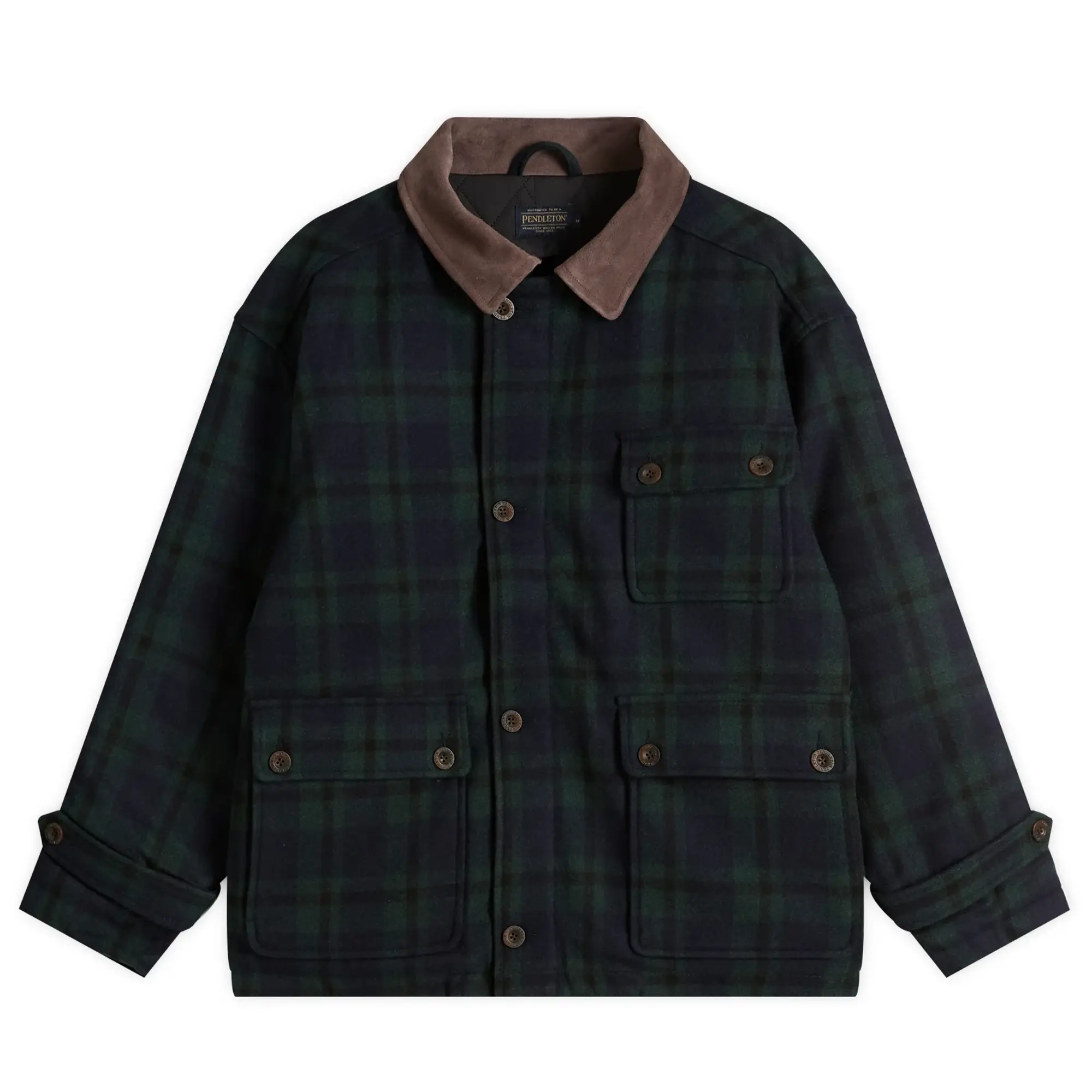 Pendleton Men's Hunting Jacket Black Watch Tartan