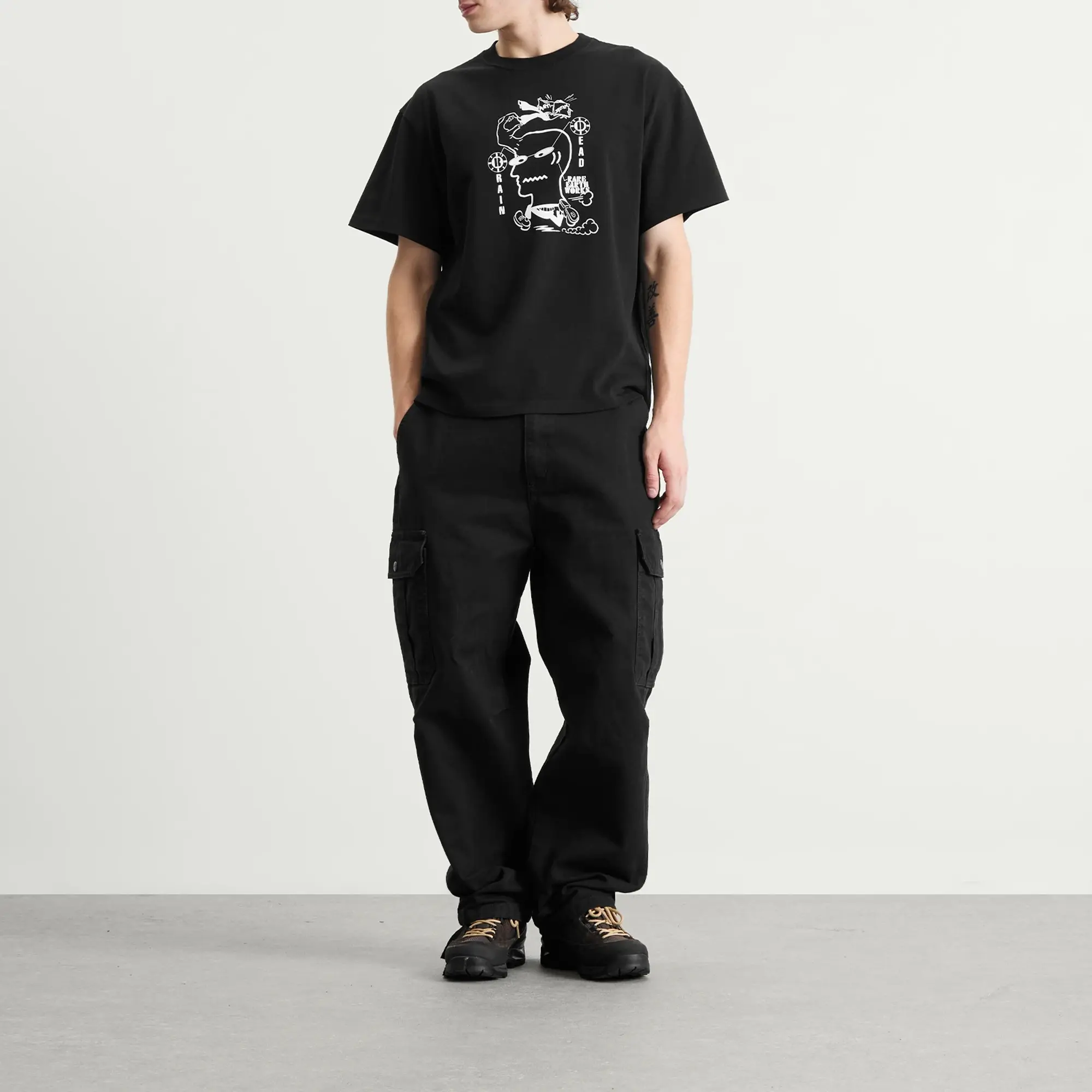 Brain Dead Men's Earth Works T-Shirt Black