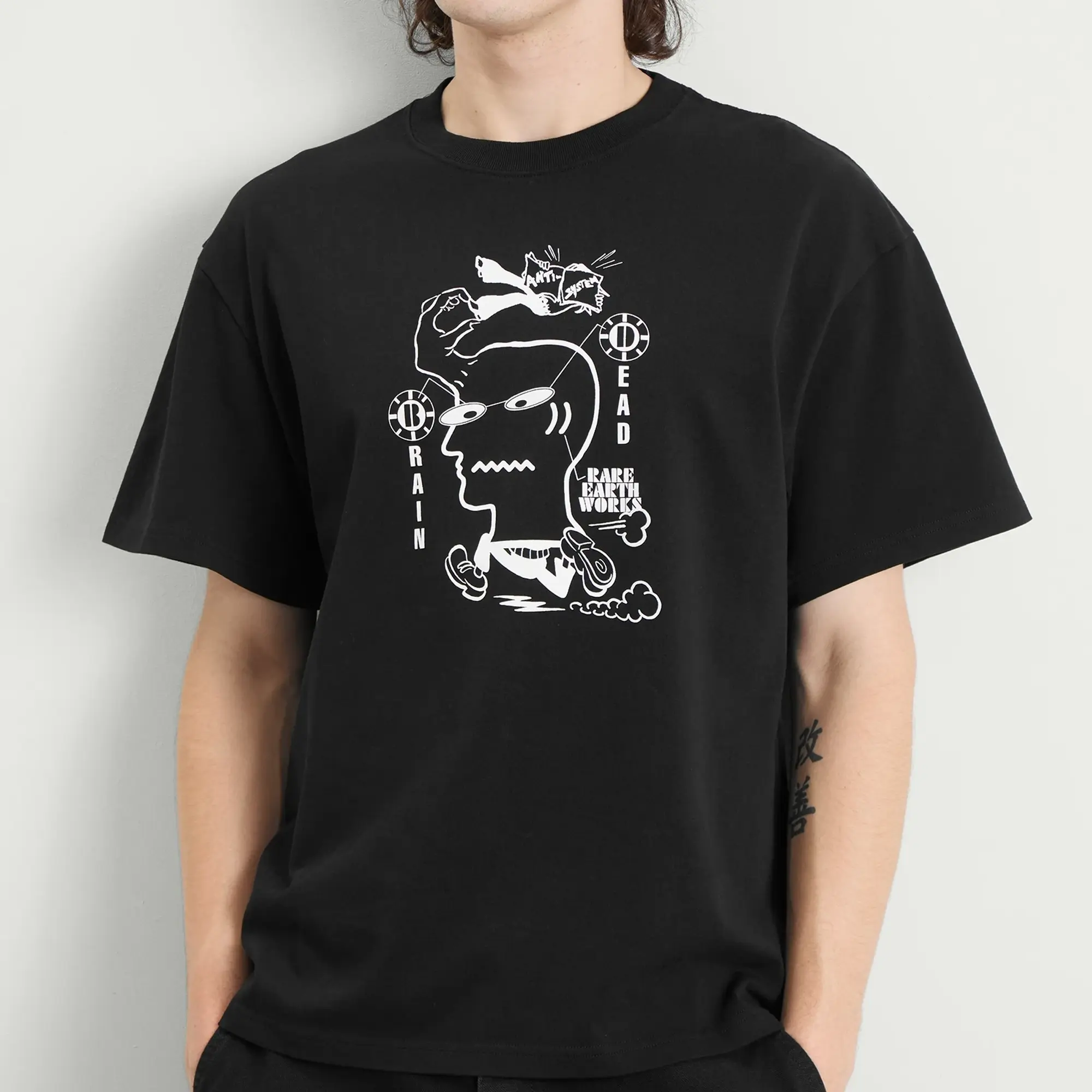 Brain Dead Men's Earth Works T-Shirt Black