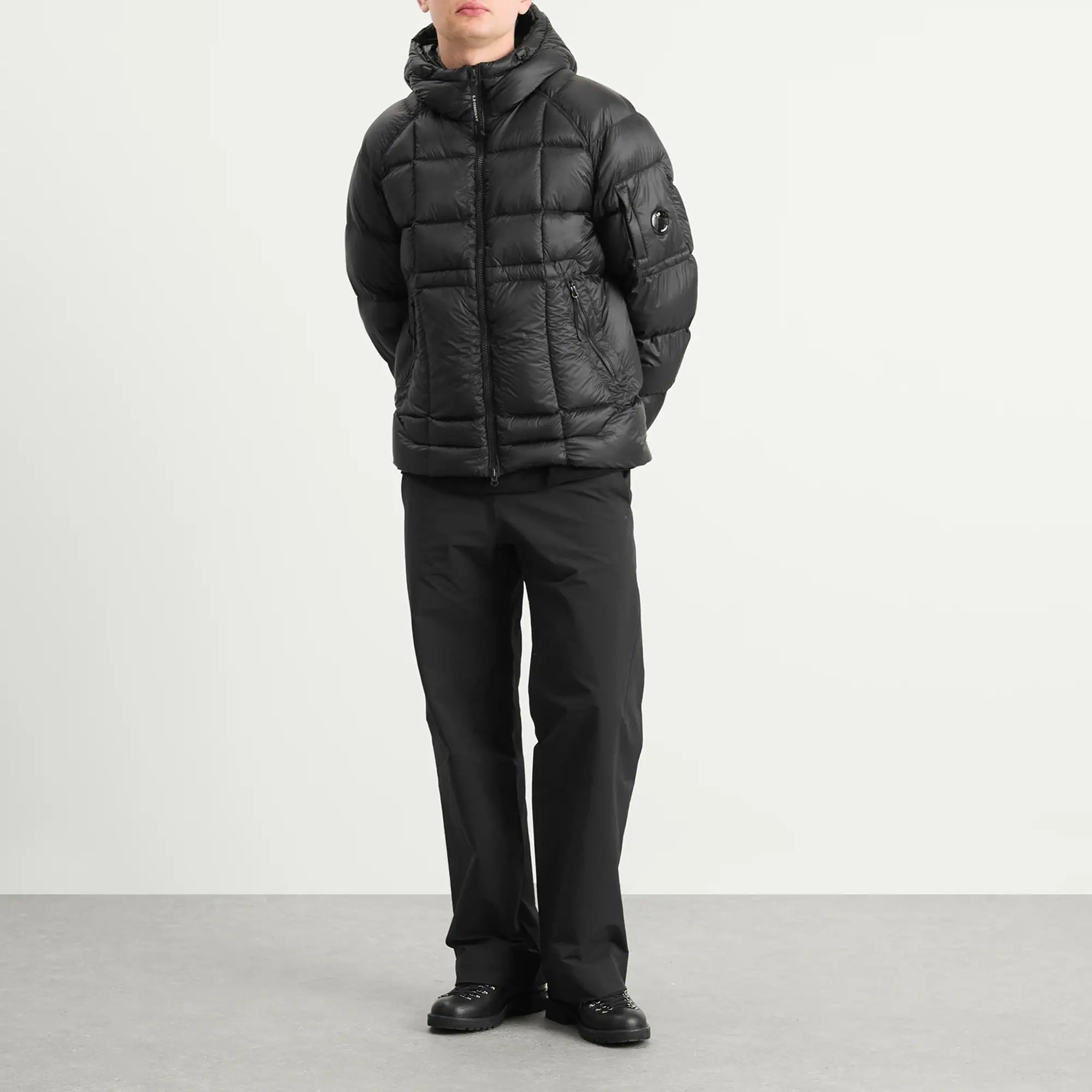 C.P. Company Men's DD-Shell Hooded Jacket Black