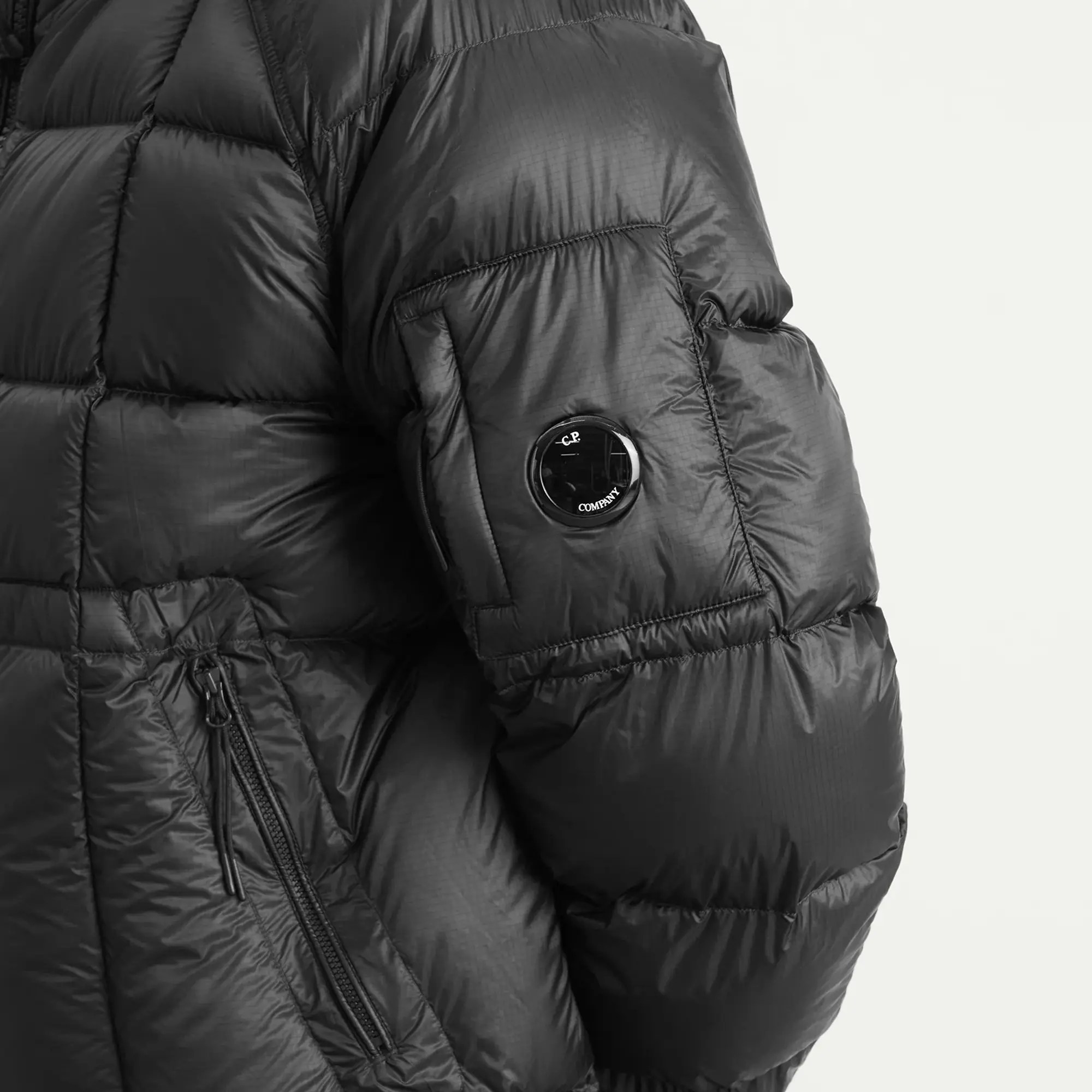C.P. Company Men's DD-Shell Hooded Jacket Black