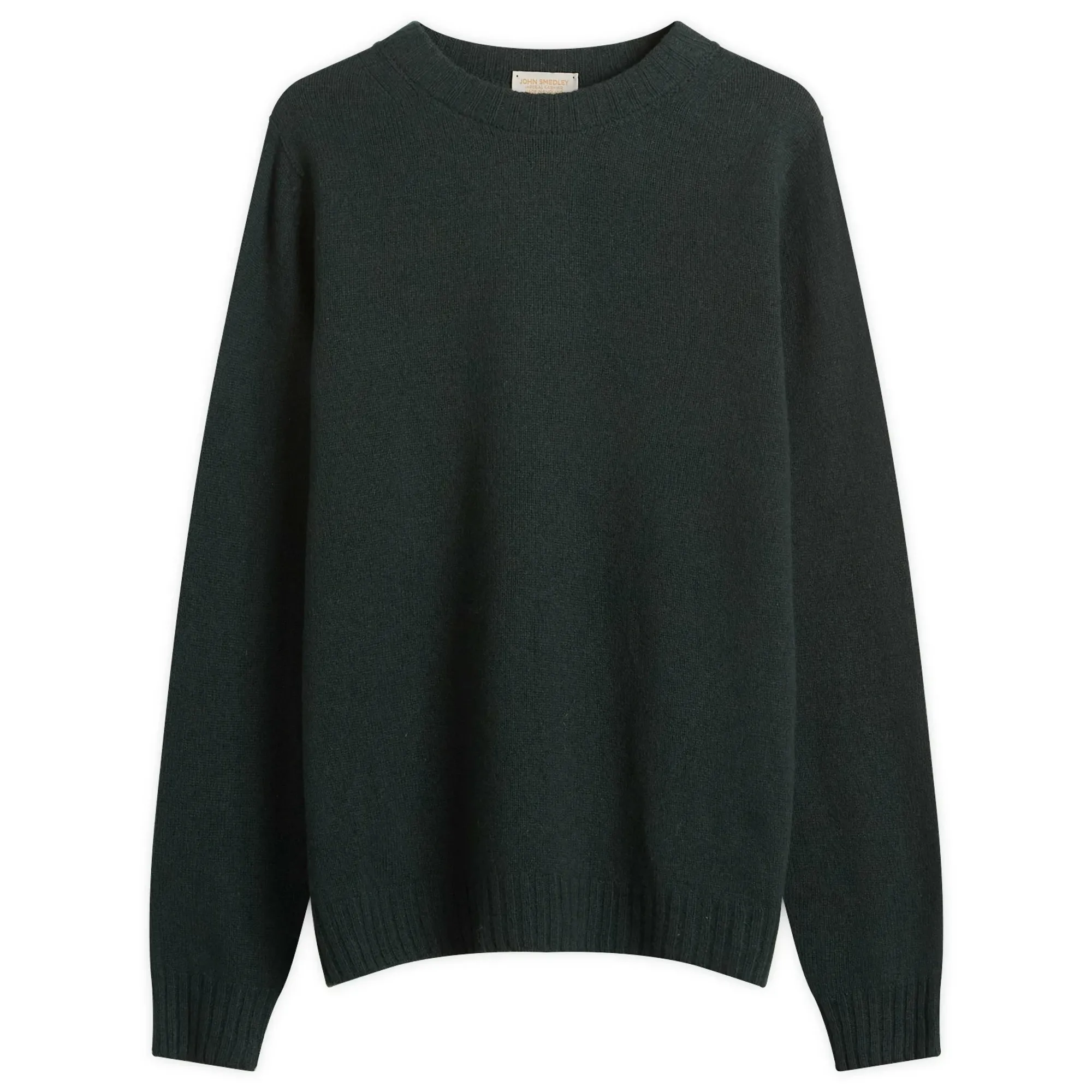 John Smedley Men's Norfolk Cashmere Crew Neck Jumper Douglas Fir