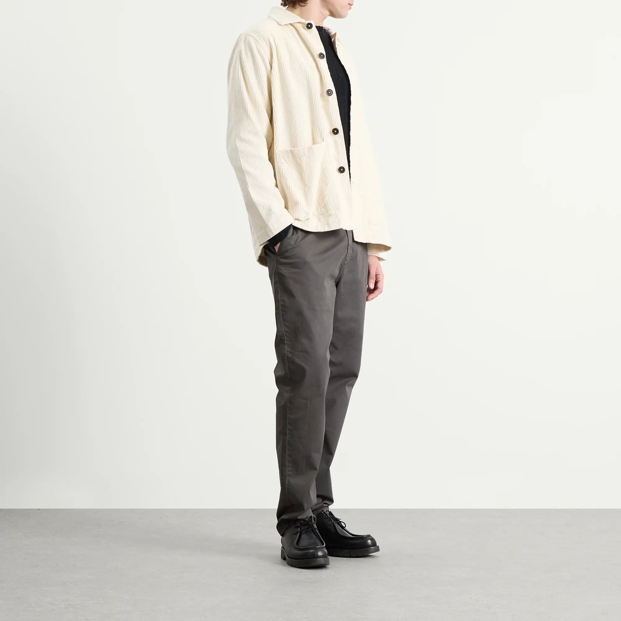 Kestin Men's Inverness Trousers Charcoal Twill