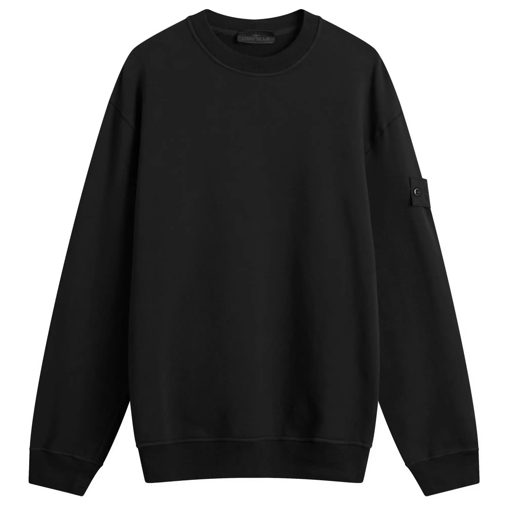 Stone Island Men's Ghost Crew Neck Sweatshirt Black