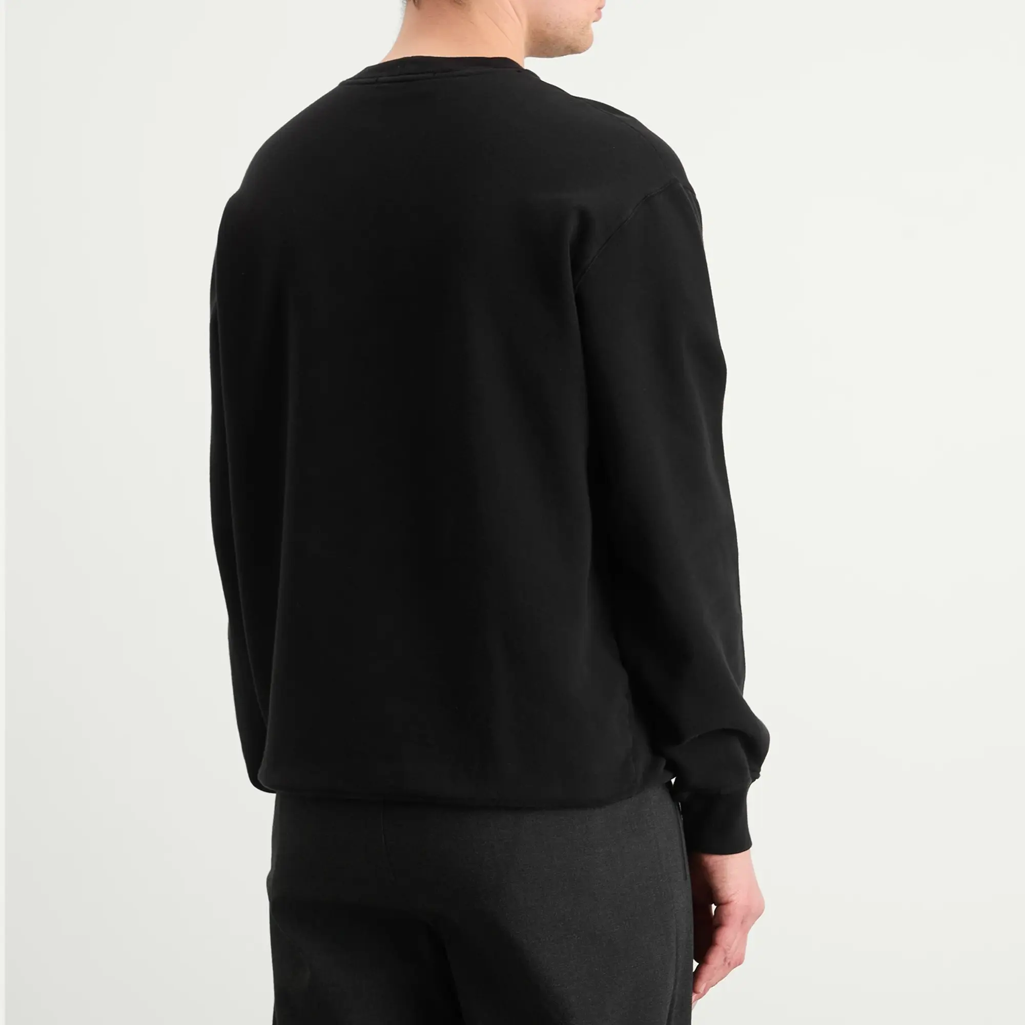 Stone Island Men's Ghost Crew Neck Sweatshirt Black