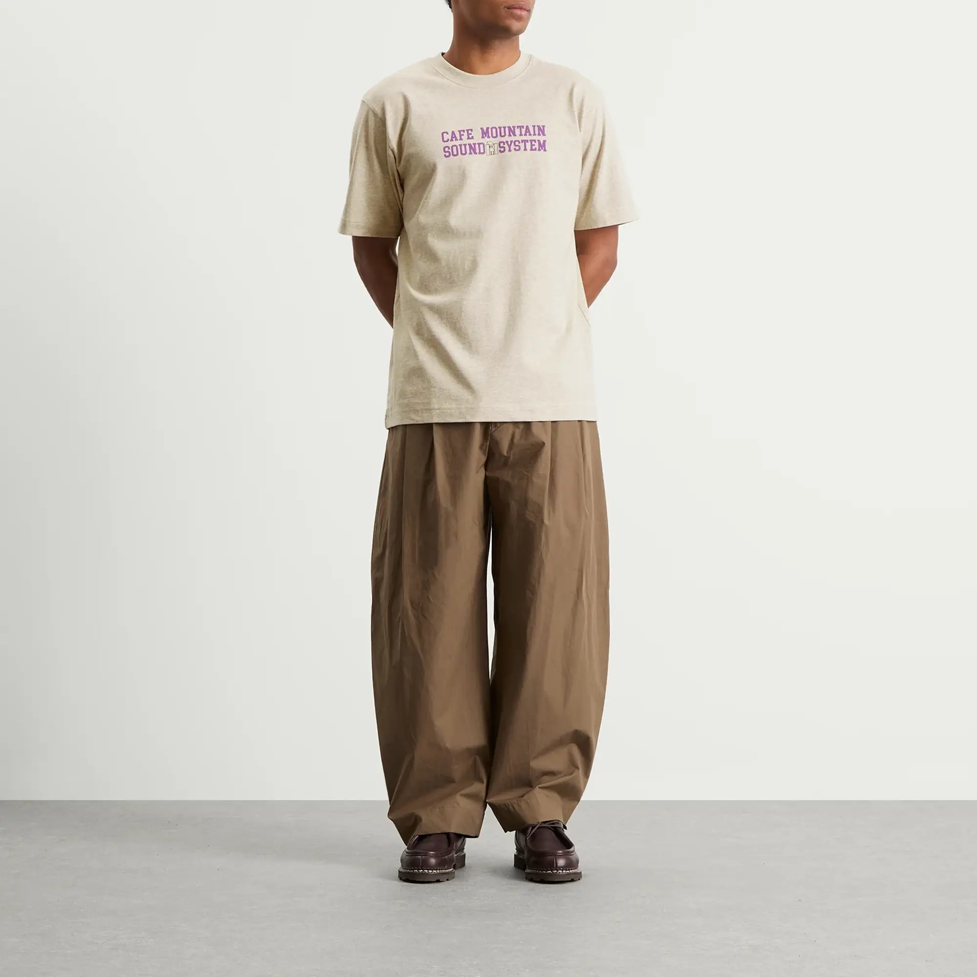 Café Mountain Men's Soundsystem T-Shirt Vintage Heather And Lupin