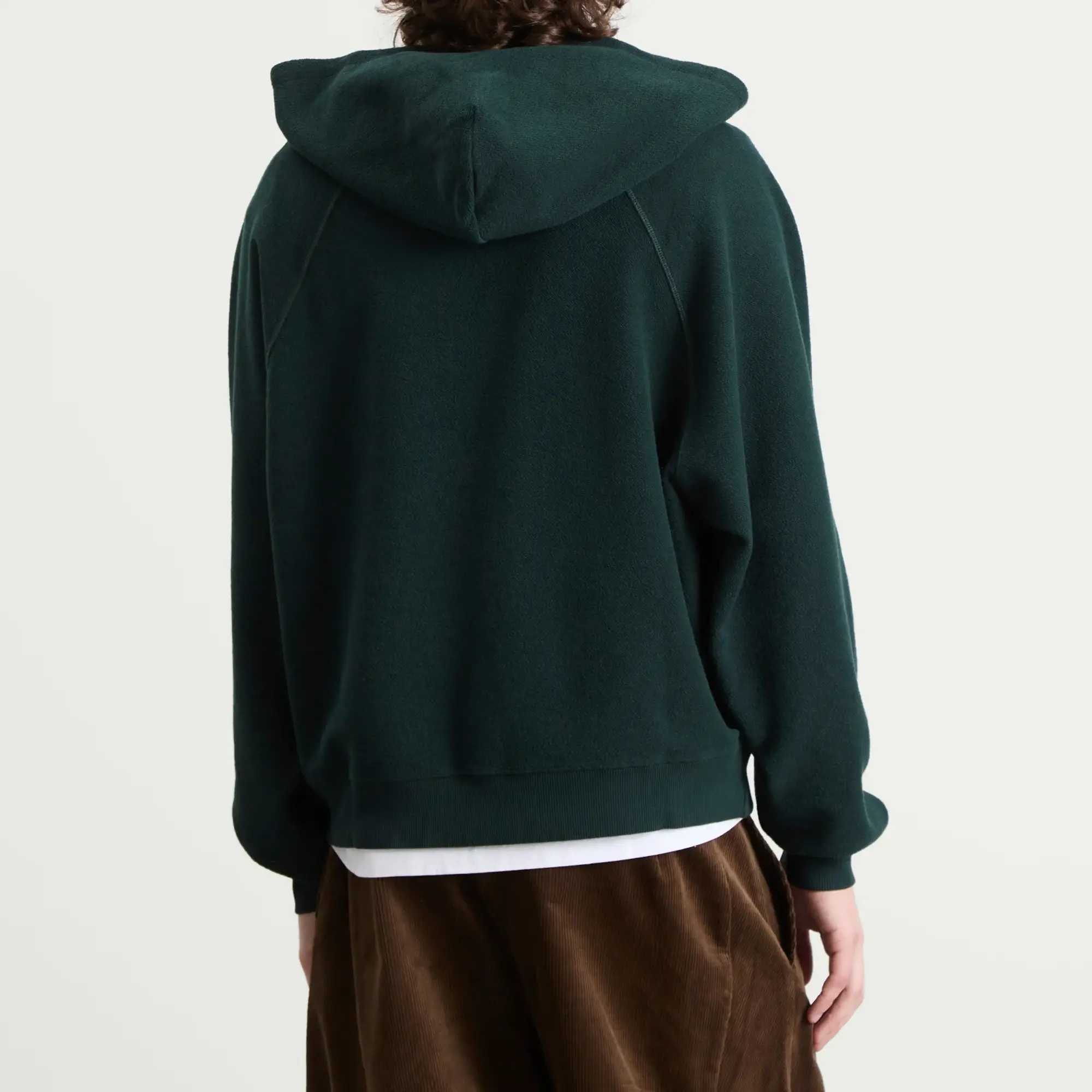 Brain Dead Men's Global Shock Hoodie Forest Green