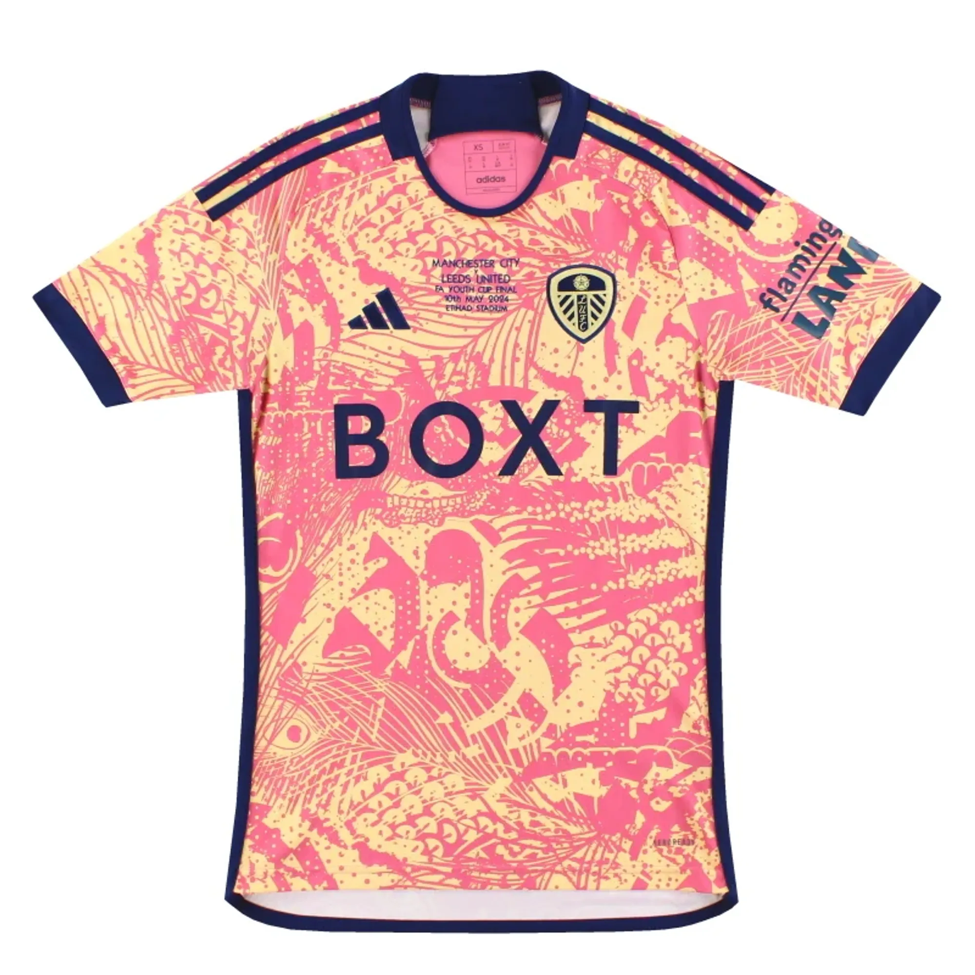 2023-24 Leeds adidas 'Youth Final' Third Shirt XS - Leeds / Excellent 