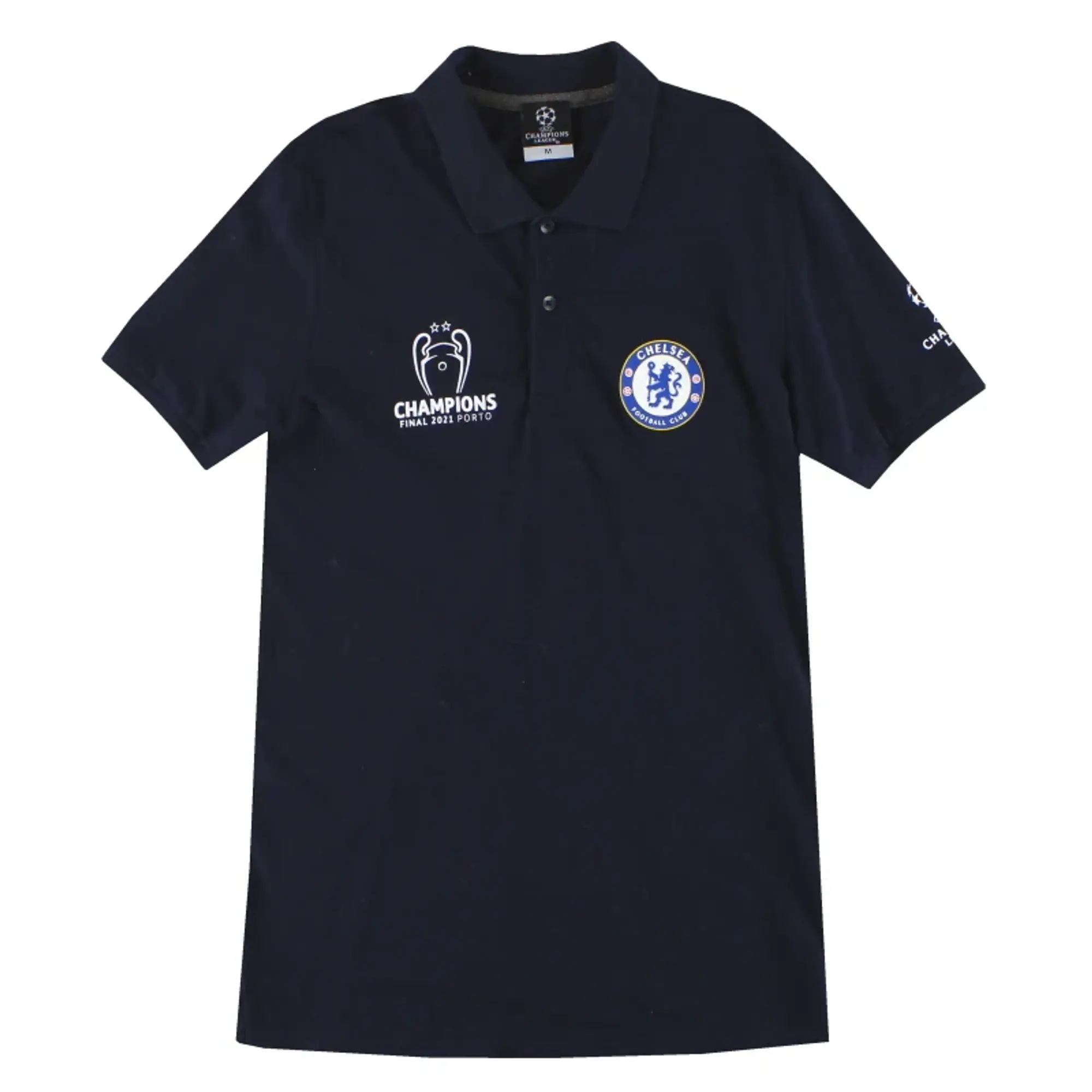 2020-21 Chelsea CL Polo Shirt M - Chelsea / Excellent 