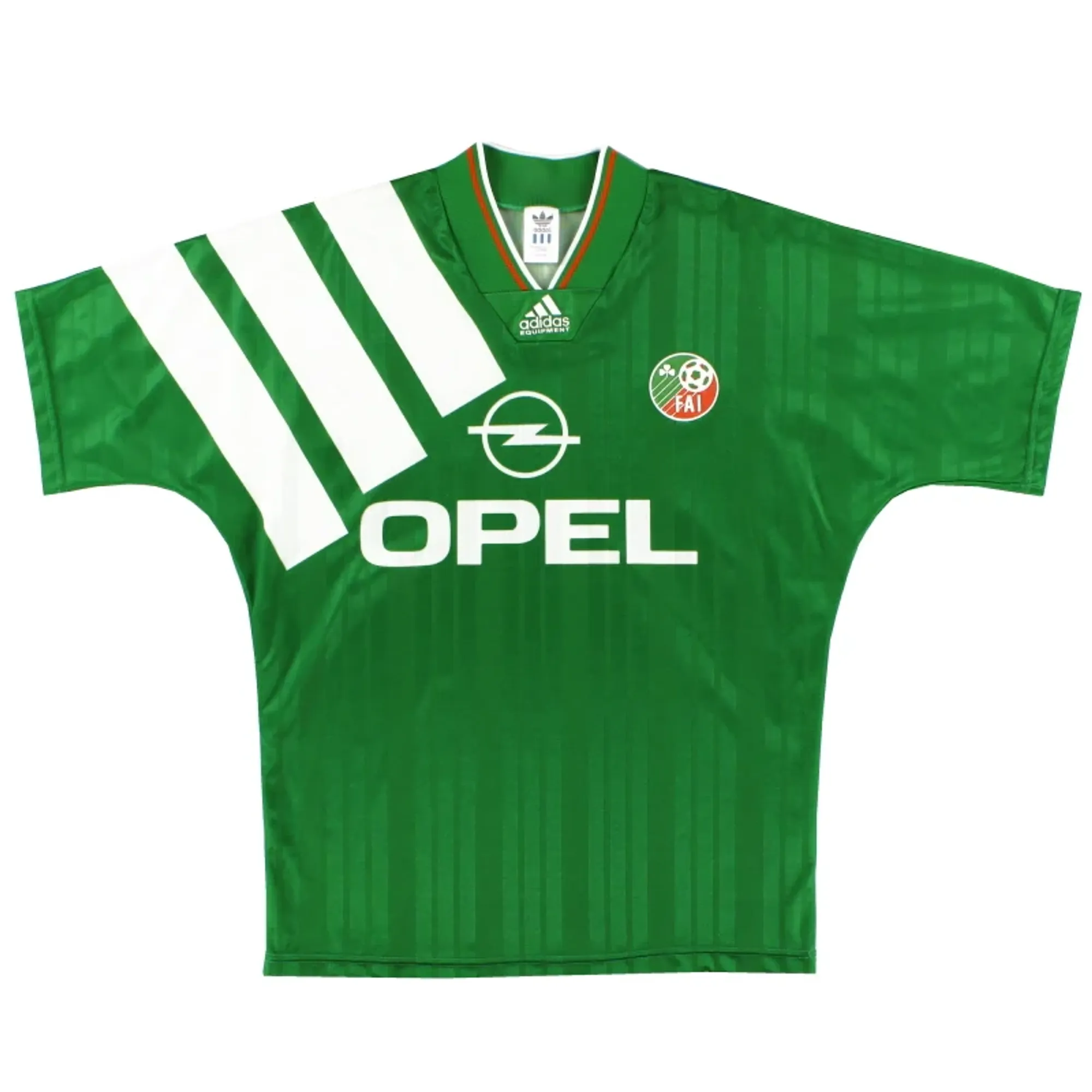 1992-94 Ireland adidas Home Shirt L - Ireland / Excellent 