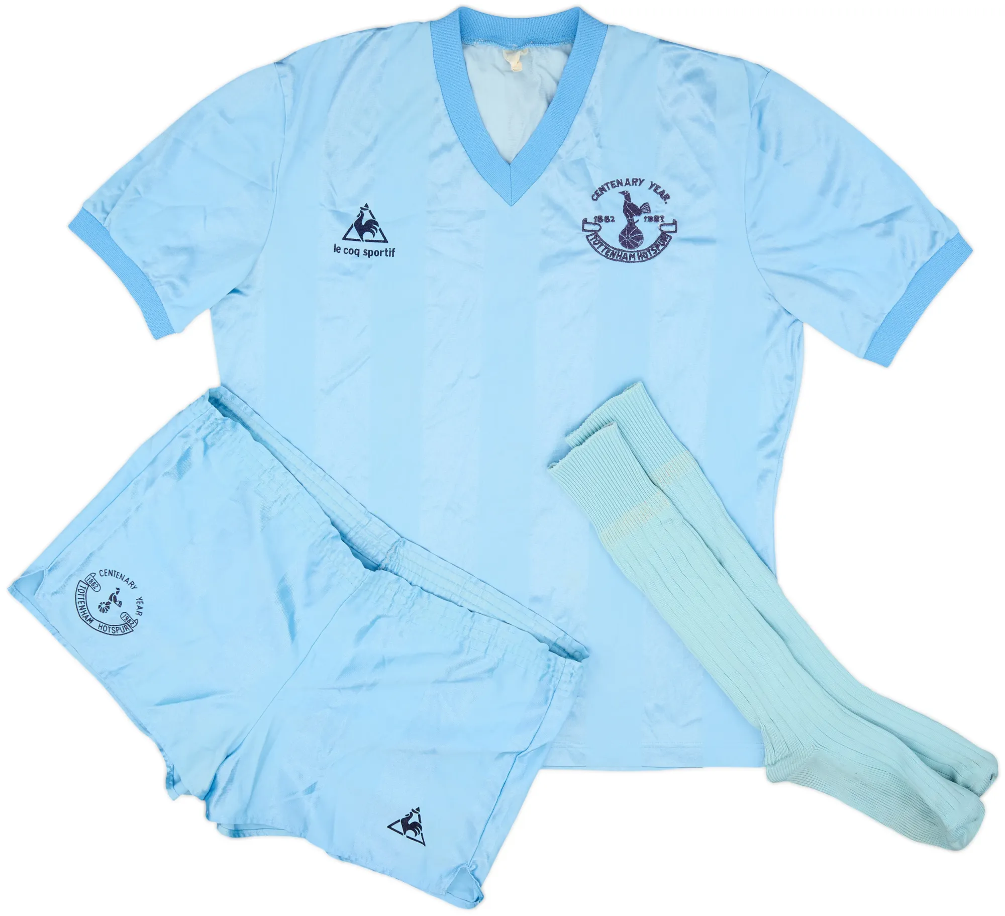 LeCoqSportif Tottenham Hotspur Mens SS Away Mini Kit 1982/83