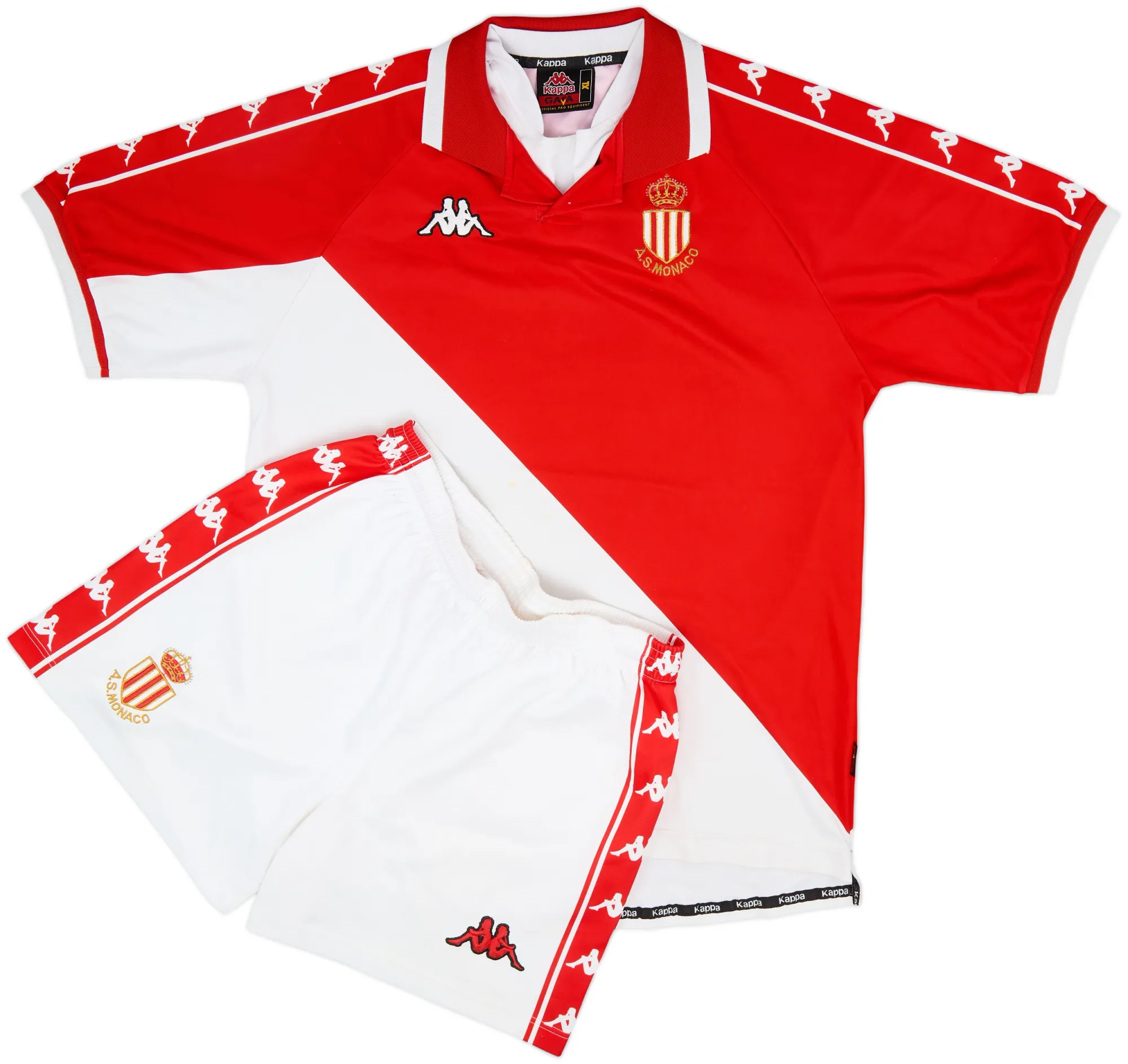 Kappa Monaco Mens SS Home Shirt 2000/01