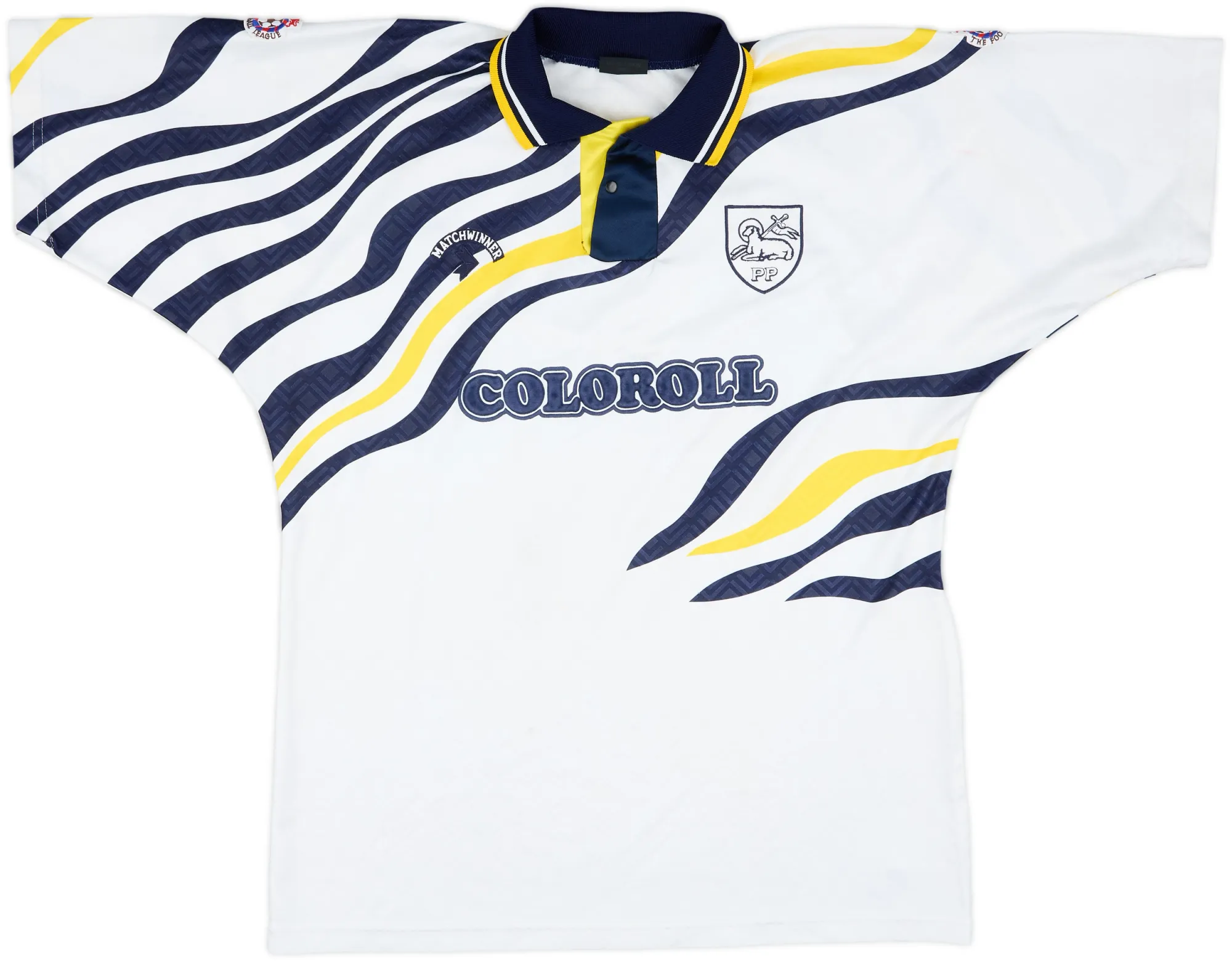 Home Preston North End Mens SS Player Issue Home Shirt 1992/93