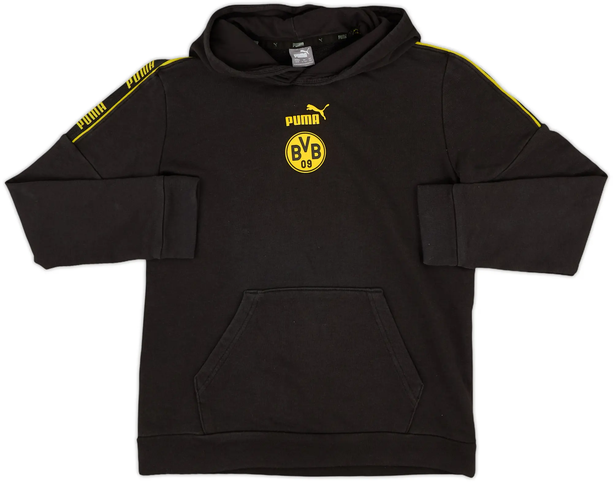 2020-21 Borussia Dortmund Puma Culture Hooded Top - 9/10 - (M.Boys)