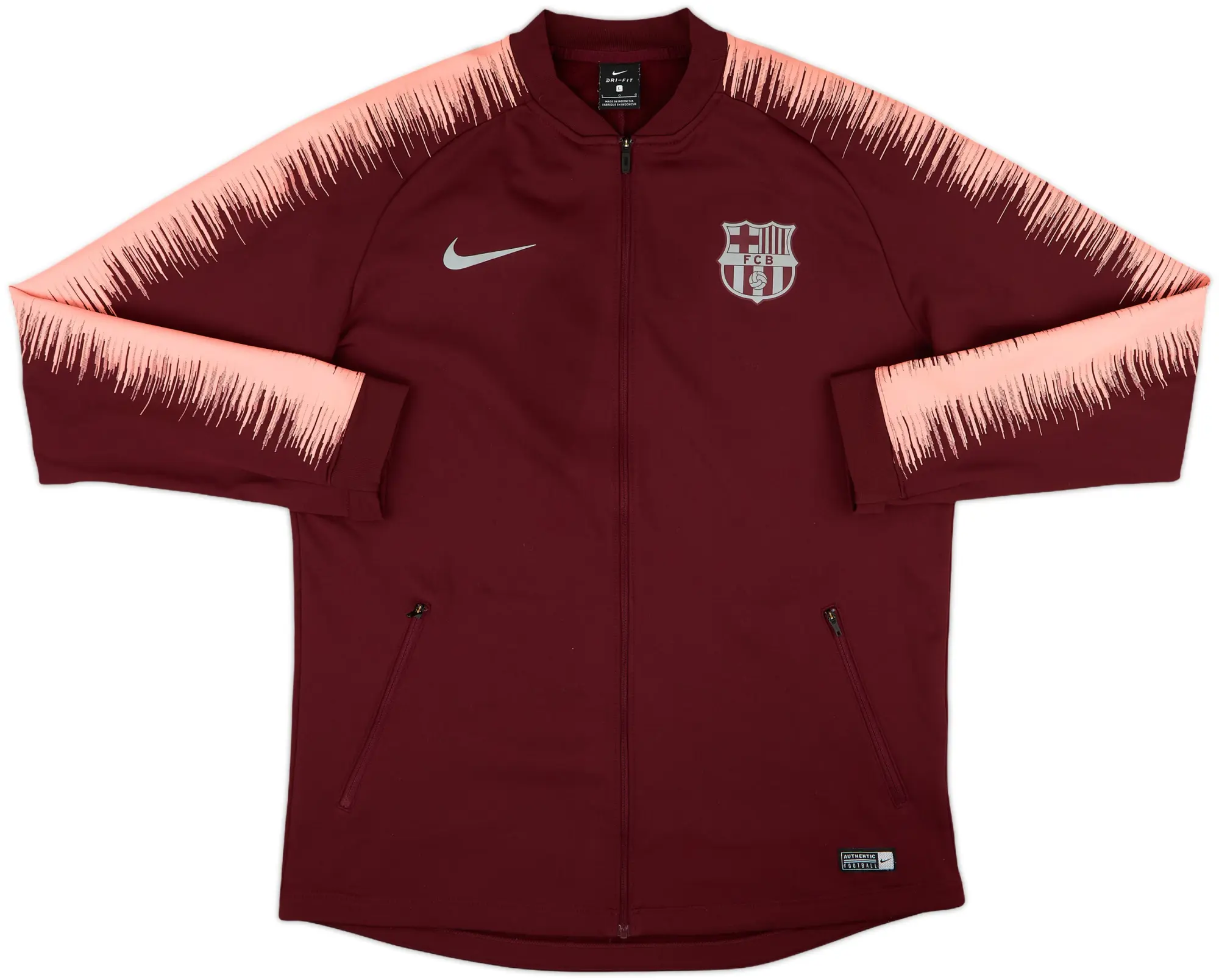 2018-19 Barcelona Nike Track Jacket - 9/10 - (L)