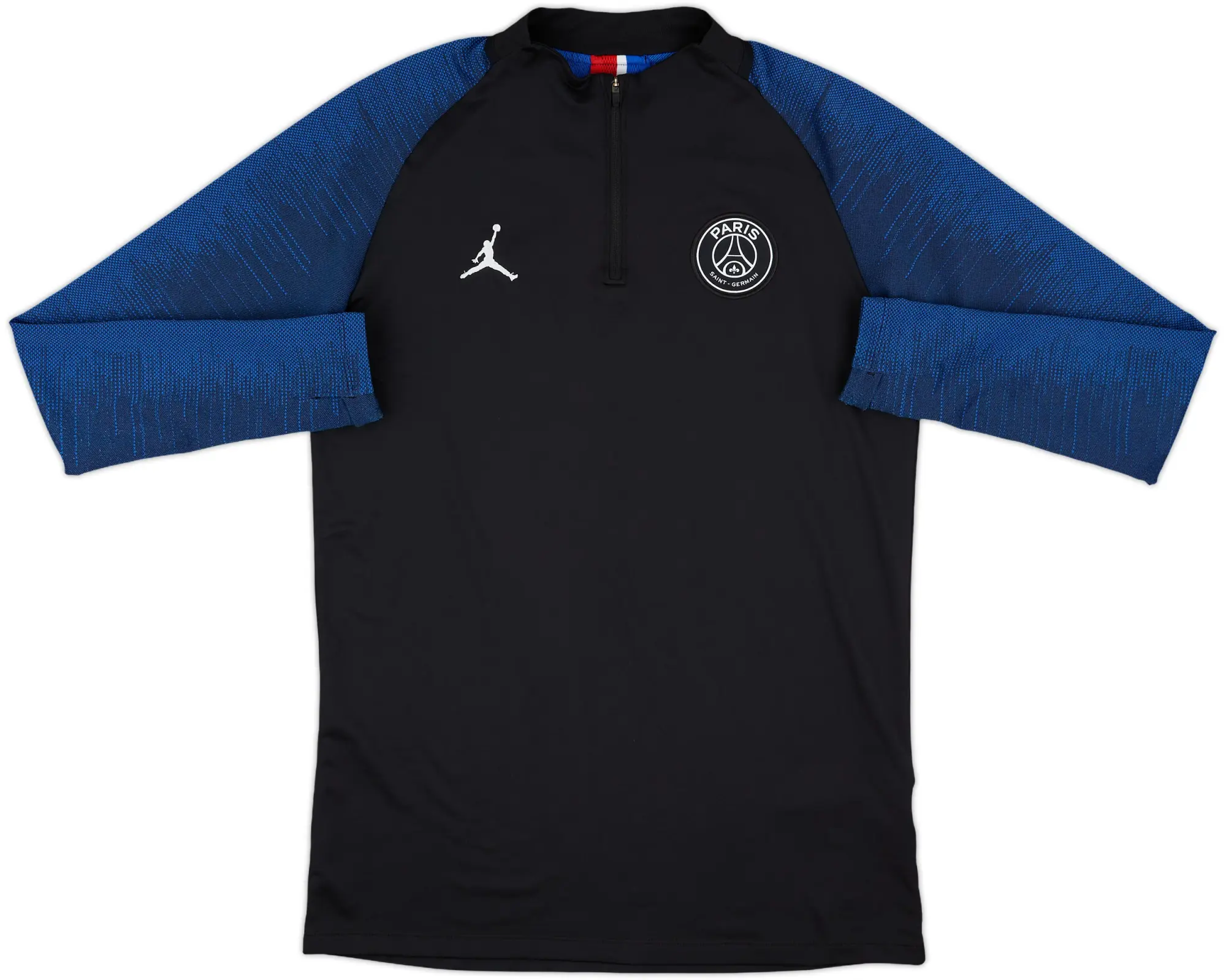 2020-21 Paris Saint-Germain Nike 1/4 Zip Sweat Top - 7/10 - (M)
