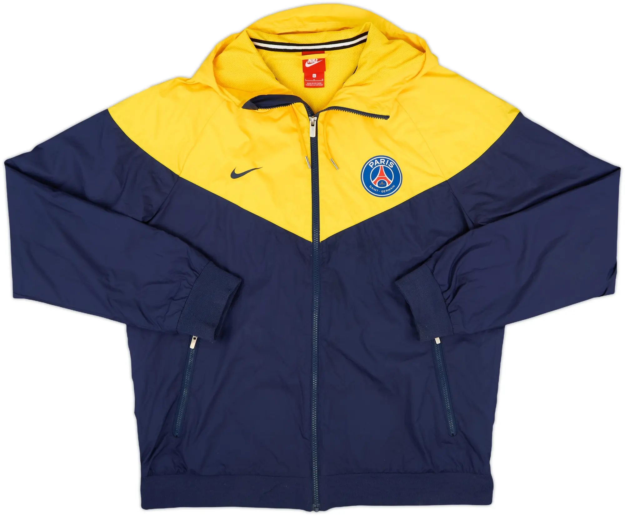 2017-18 Paris Saint-Germain Nike Hooded Track Jacket - 10/10 - (L)