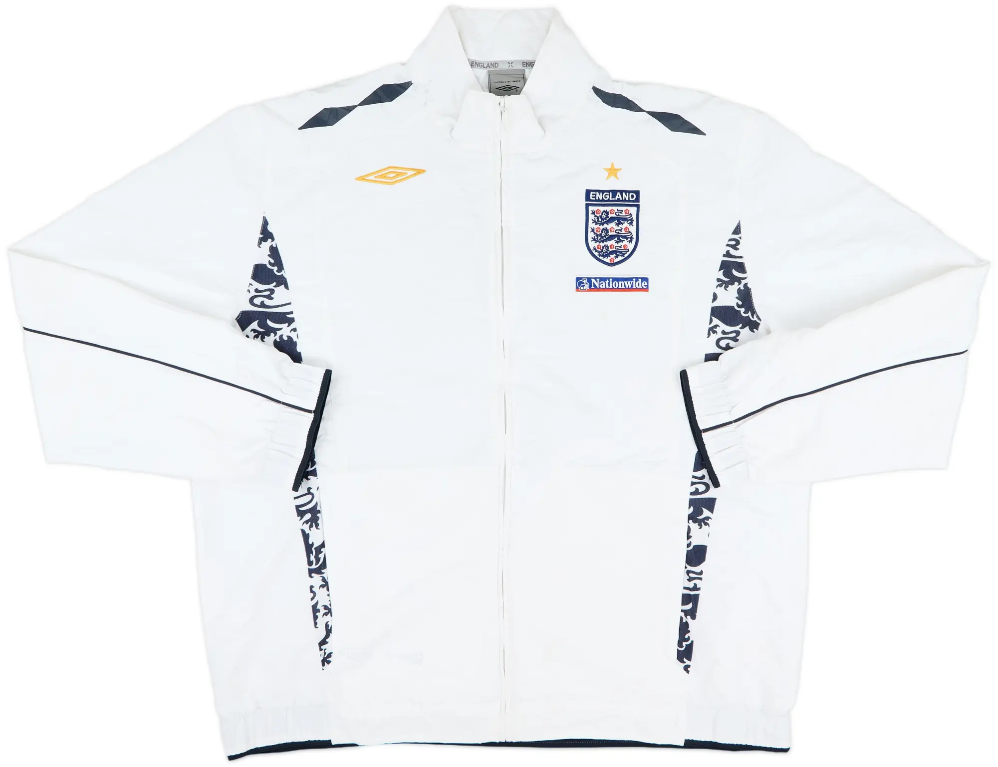 2007-08 England Umbro Track Jacket - 7/10 - (XXL)