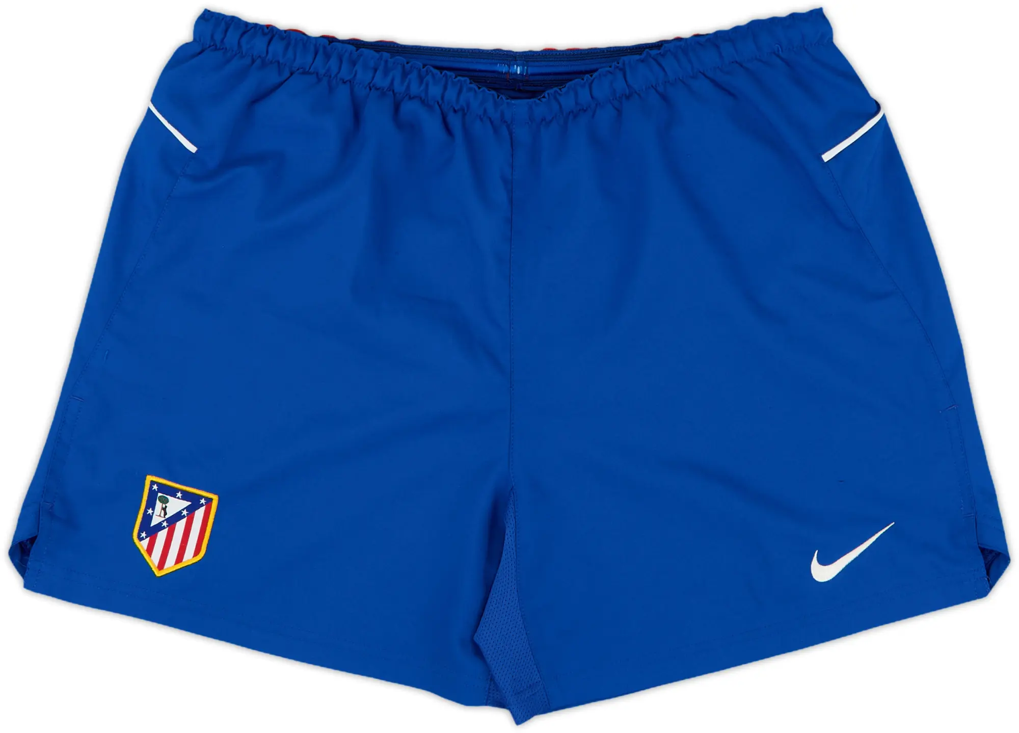 2004-05 Atletico Madrid Home Shorts - 9/10 - (XL.Boys)