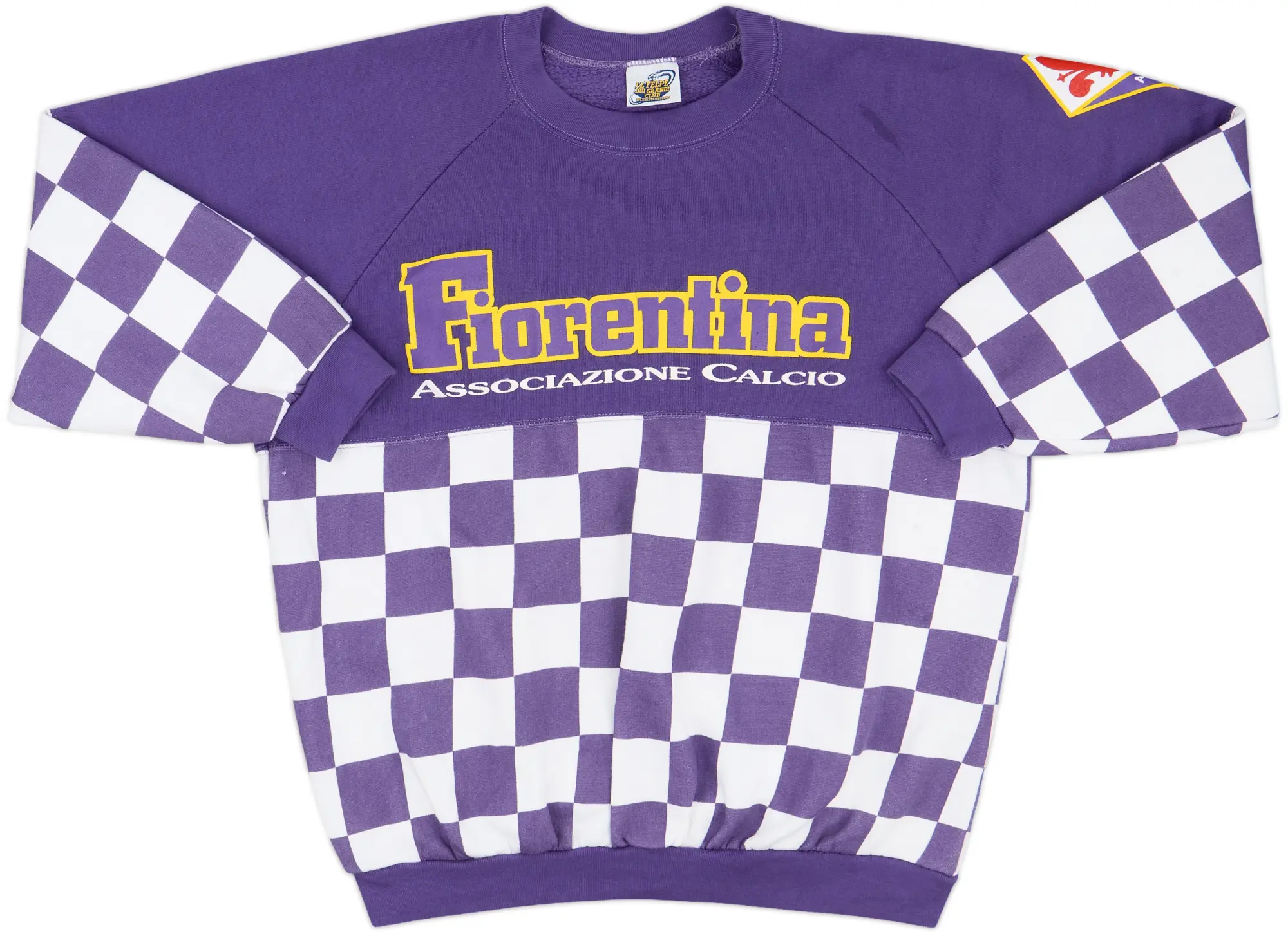 1990-91 Fiorentina Le Felpe Dei Grandi Club Sweat Top - 8/10 - (L)